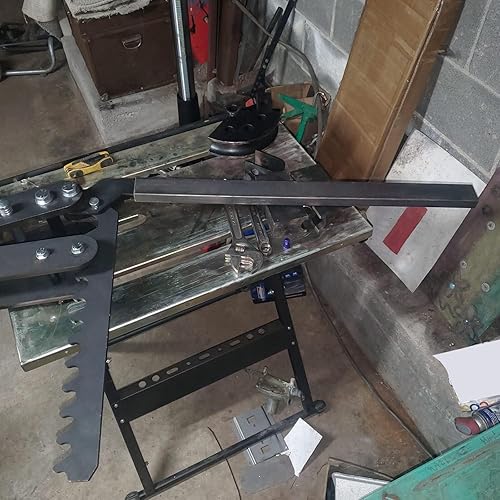 Miniatura 5 de ECOTRIC Tube and Pipe Bender Black Oxide Coating Steel Manual Hand Bender Tubing Tube Bender Pipe Bender Replace for WFB2