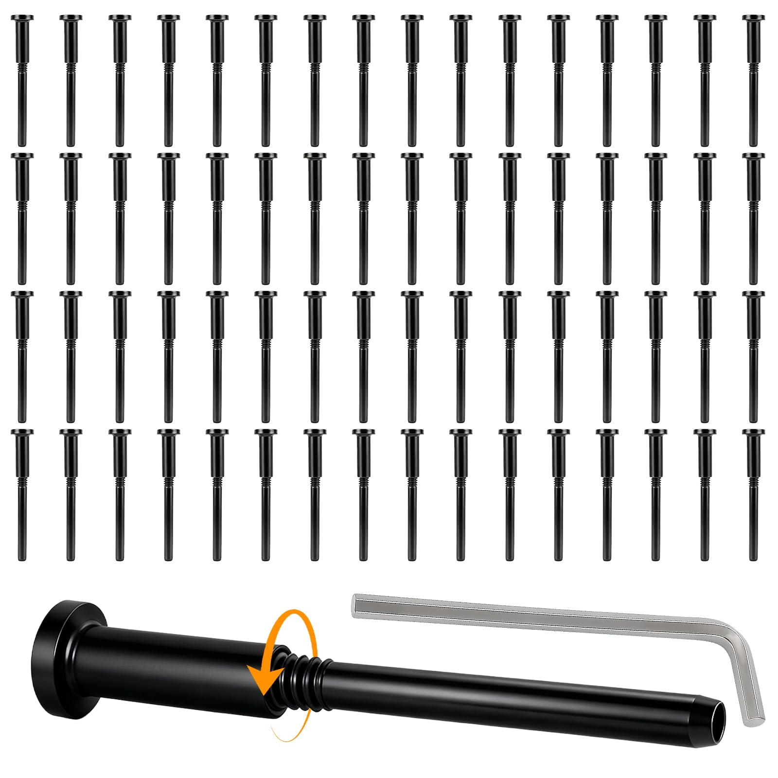 Accesorios de barandilla de cable de 1/8 con perno invisible para postes de 2x2 8