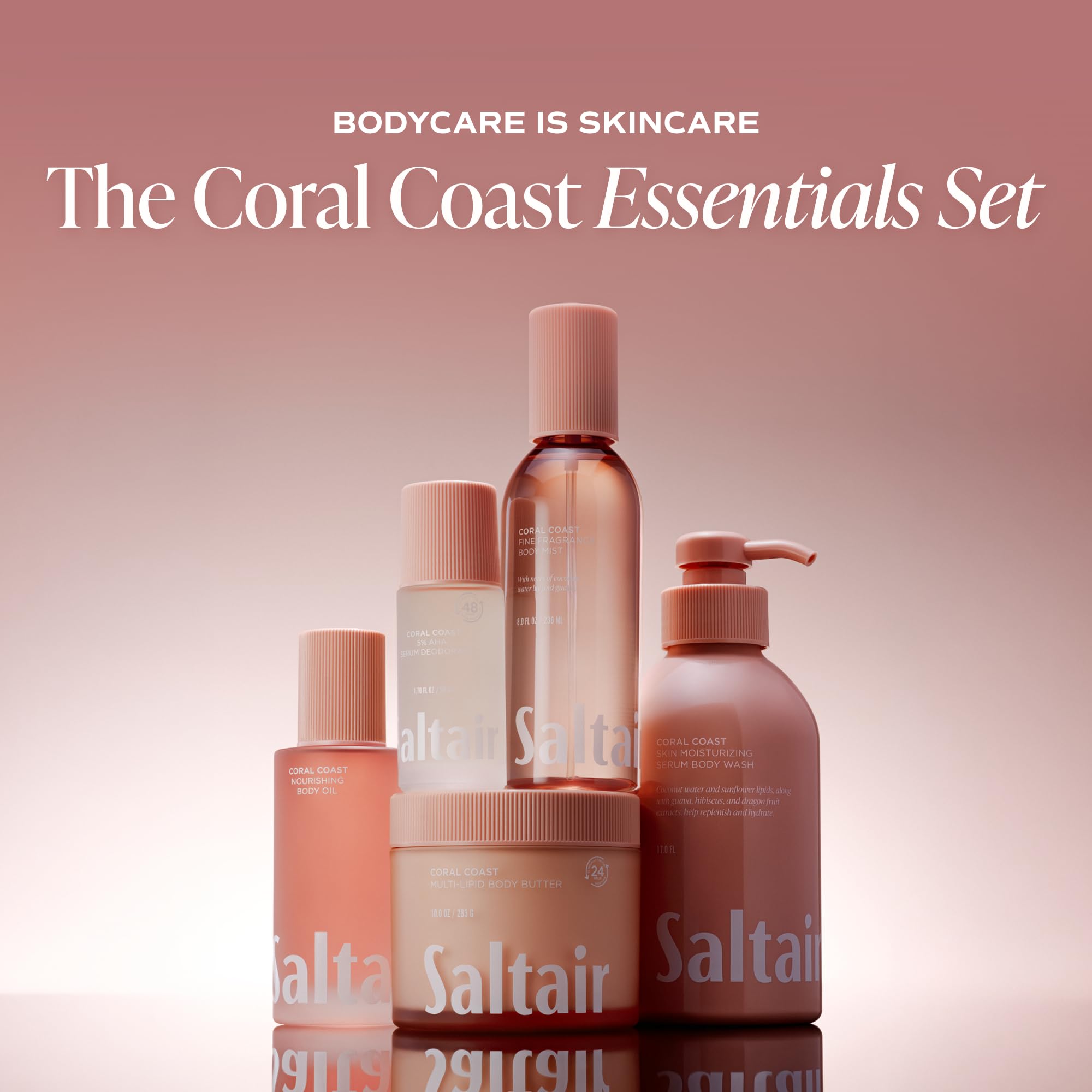 Saltair Multi-Lipid Body Butter | Coral Coast Ceramide Moisture | 10 oz | Creamy texture with conditioning ingredients for lasting hydration and a soft comfortable finish product thumbnail 4