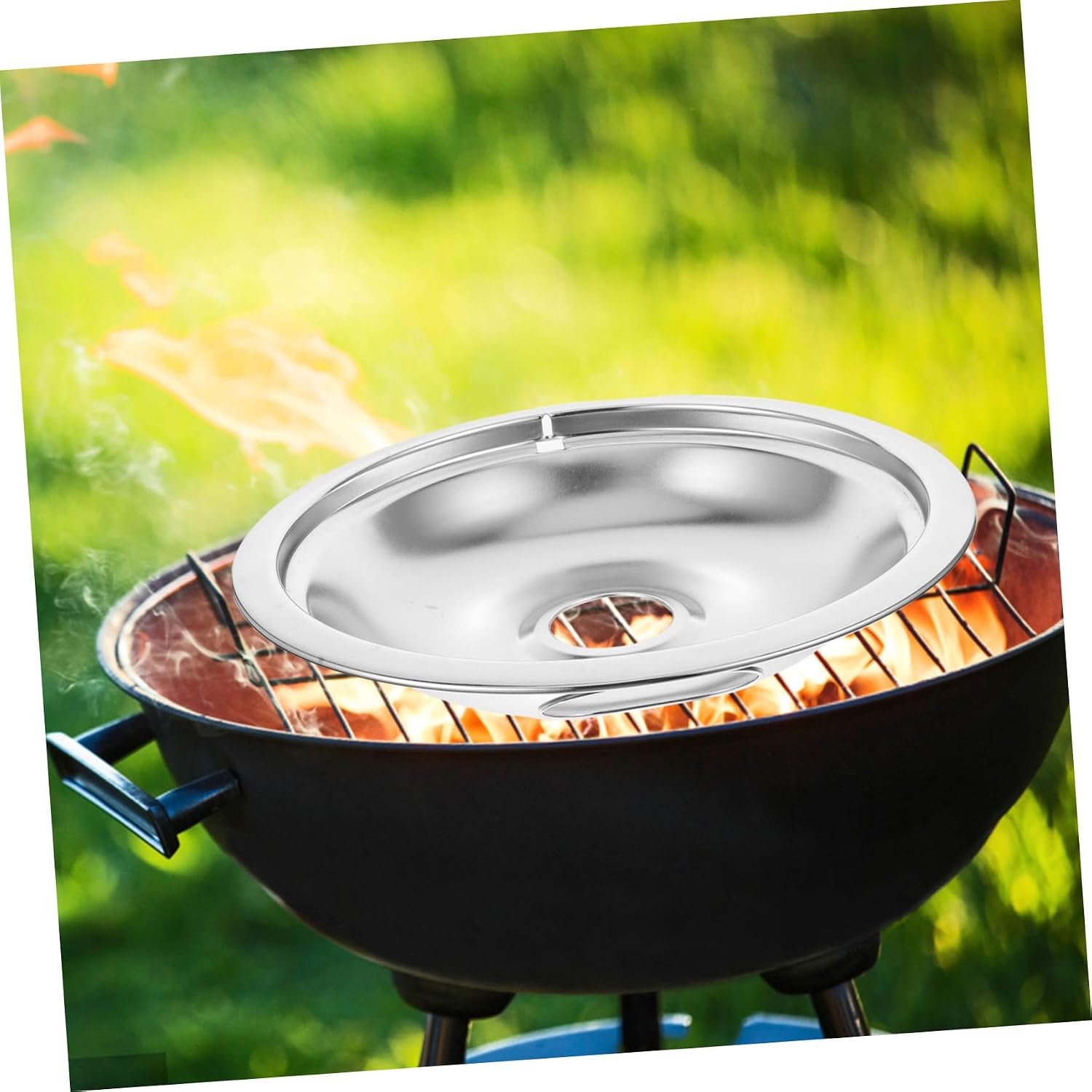 MERRYHAPY 2pcs Electric Grill Drip Pan Durable Oil Drip Tray for Barbecue Fits Electric Stoves Heavy-Duty Construction Protects Burners from Grease and Food Spills