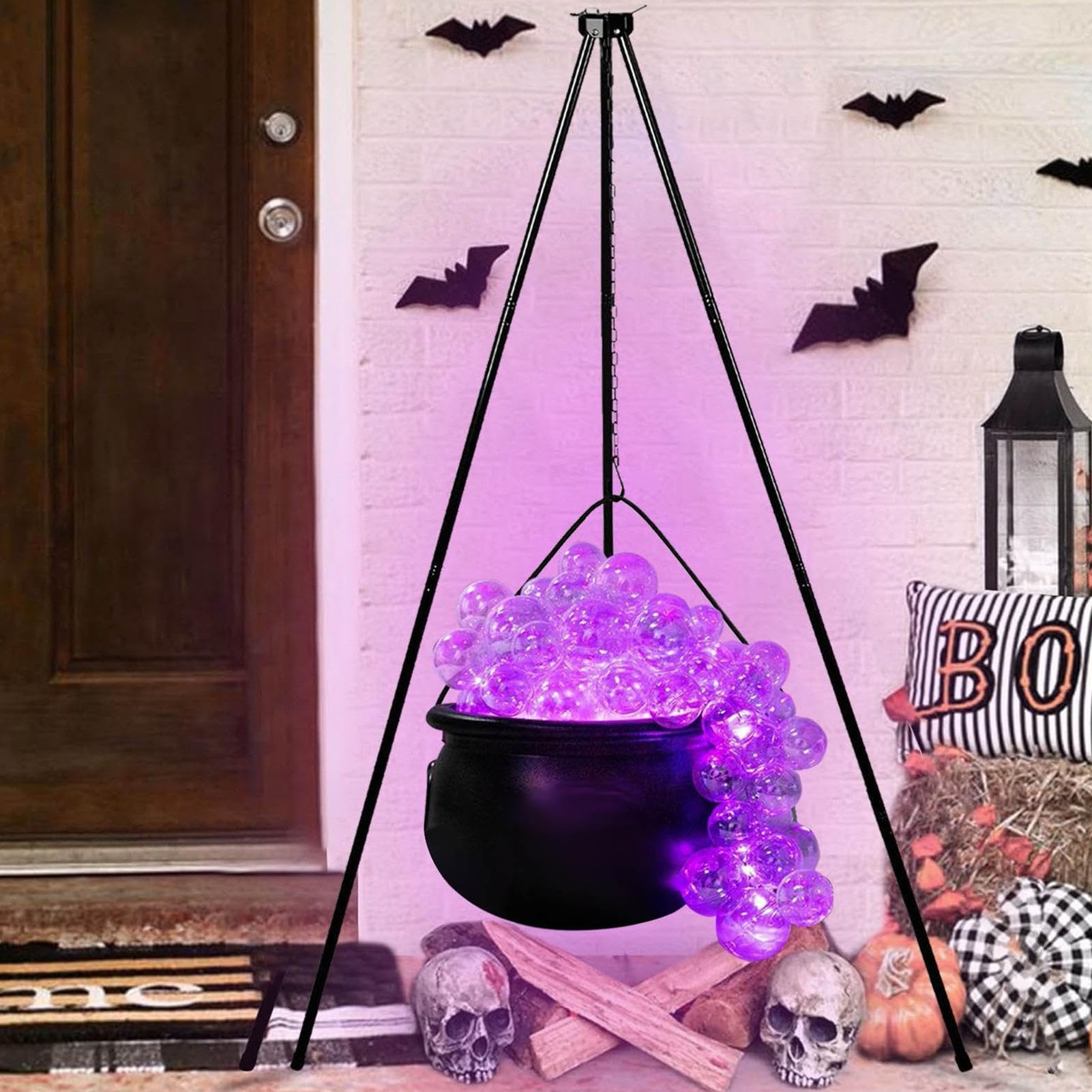 Caldaia di Halloween divertenti, decorative e festive, per ricordi | Decorazione a forma di caldaia per bambini, ragazze, adolescenti, famiglia e