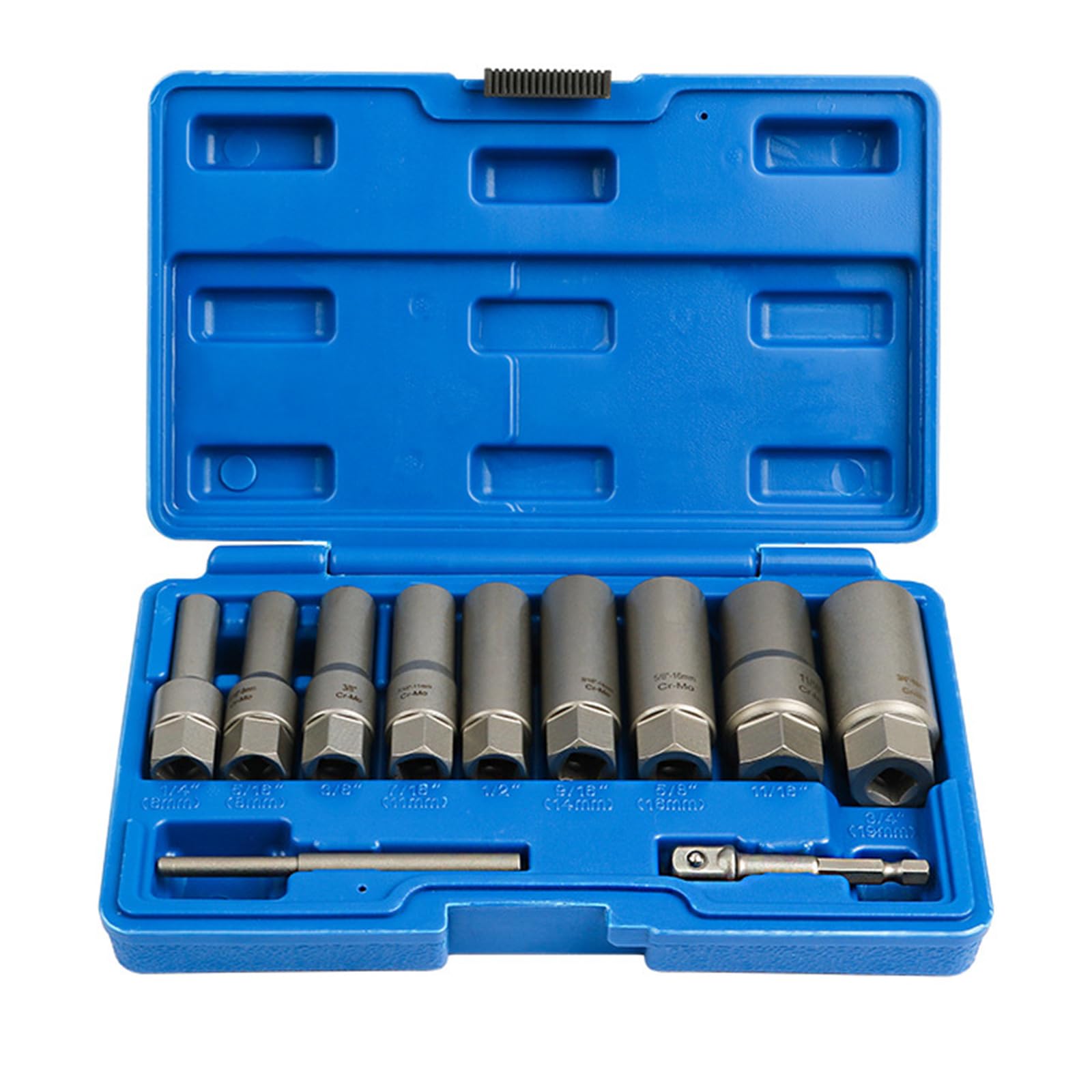 Set di estrattori per viti danneggiate da uomo, viti danneggiate, dadi e punte per trapano per una facile rimozione di bulloni