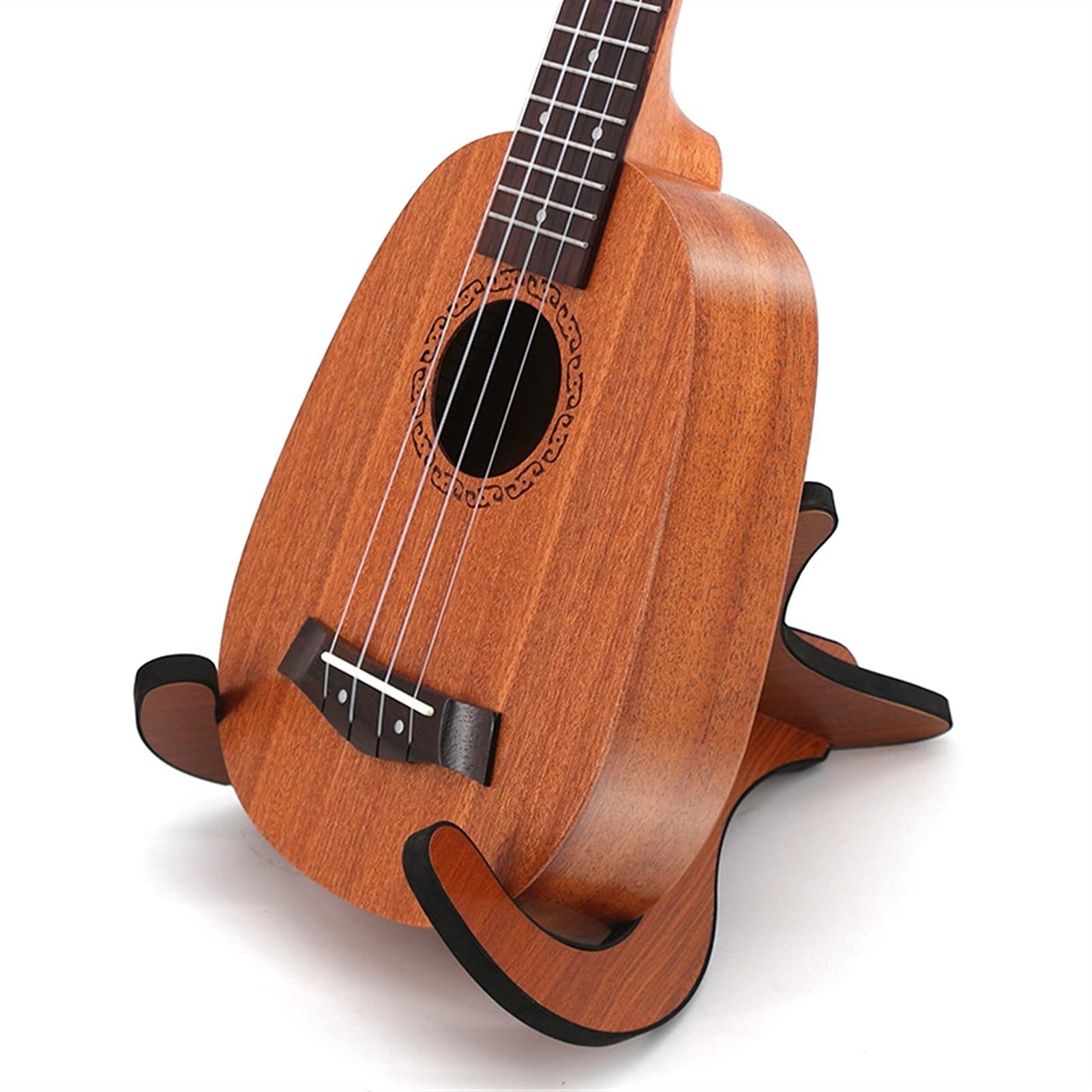 Ukulele koncertowe Początkujący Ukulele 21- calowy Ukulele Mahogany Pineapple Barrel Typ Saxophone Ukelele Mini Gitara 4 Ustawia Hawajski UKU Instrument Muzyczny
