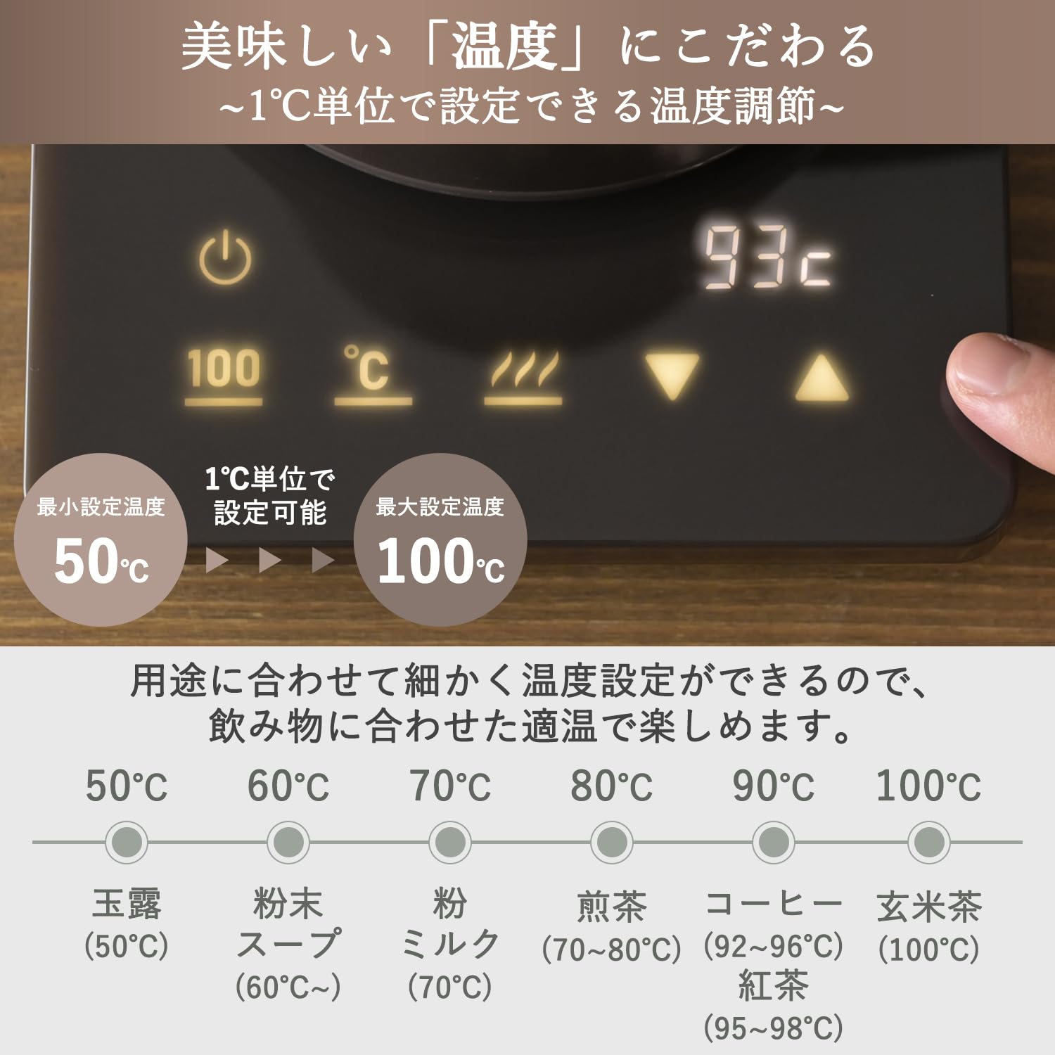 Amazon | [山善] 電気ケトル 電気ポット 0.8L 1200W 一人暮らし 二人