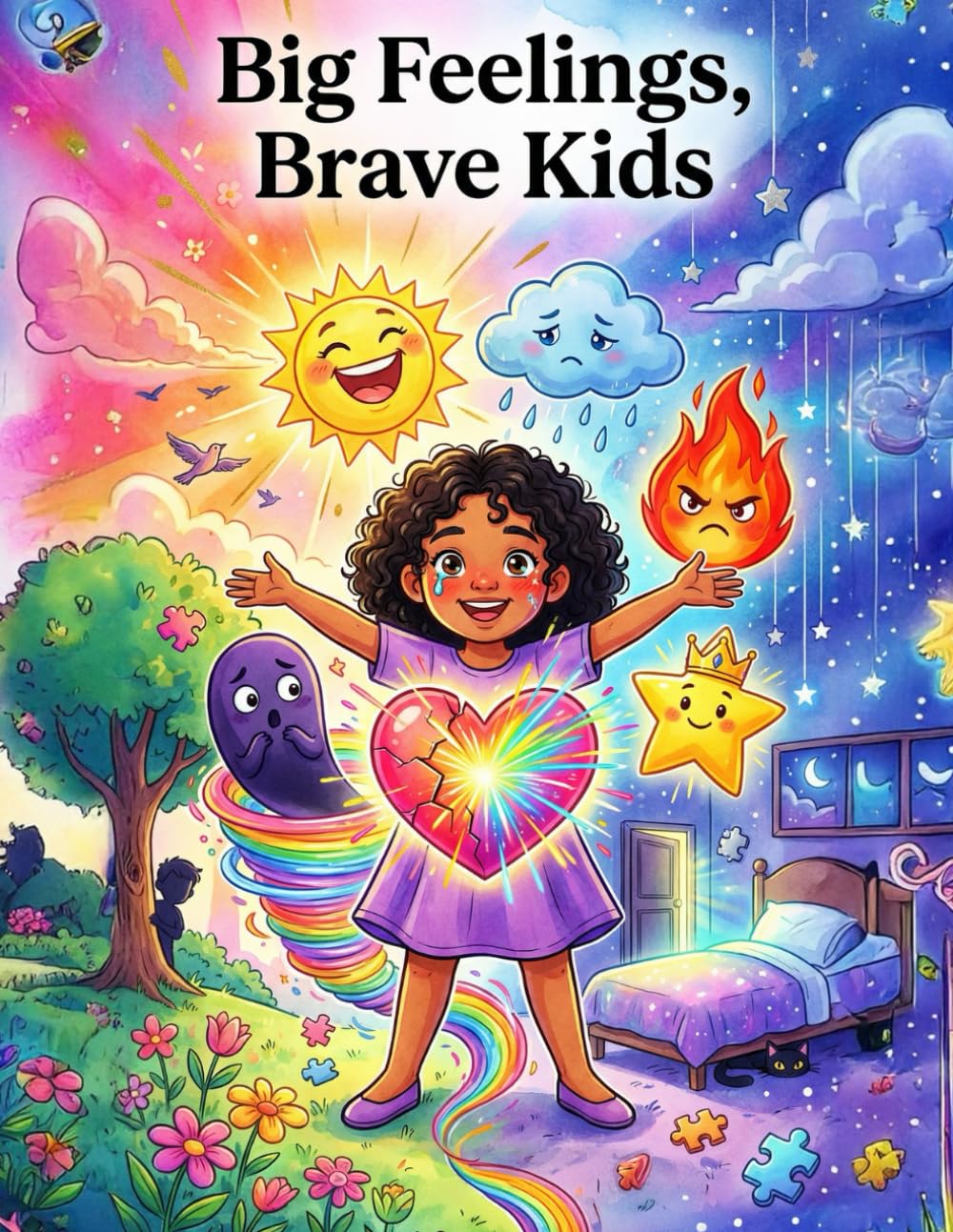 Big Feelings, Brave Kids: A Heartwarming Picture Book About Emotions, Kindness & Courage for Children Ages 4-10: Helping Kids Understand Happy, Sad, Angry, Scared & All the Feelings in Between
