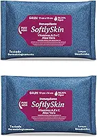 128Un Demaquilante Lenço Umedecido Softly Skin - Com Vitamina E - Suave e Eficiente para Remover Maquiagem e Impurezas