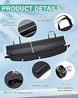 Vista 371 de Powerty Cubierta de Carga para Accesorios Kia Sportage 2023-2025 2026, Textura de Lona Cubierta Retráctil para Maletero Trasero de Carga de Equipaje