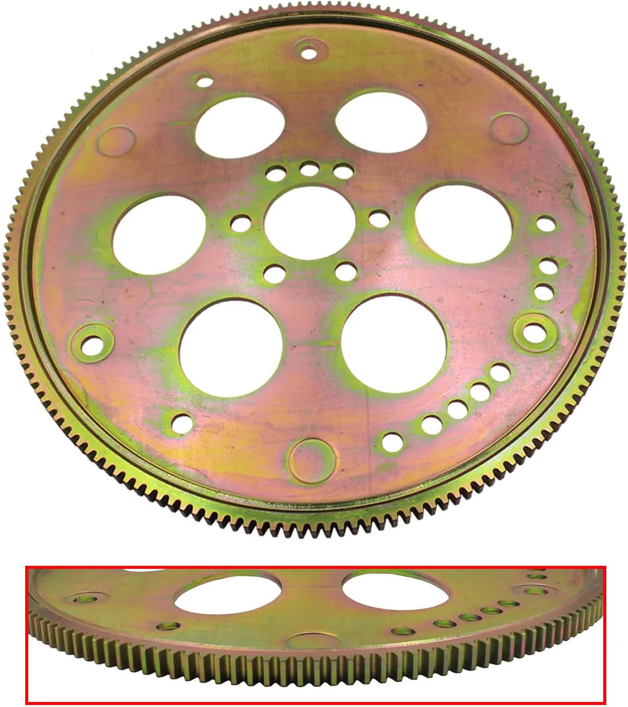 Adapter Flywheel Flexplate Compatible with LS1/LS2/LS6/4.8/5.3/6.0, Gen III LS engines, for TH350/700R4/2004R/4L60/Powerglide transmissions