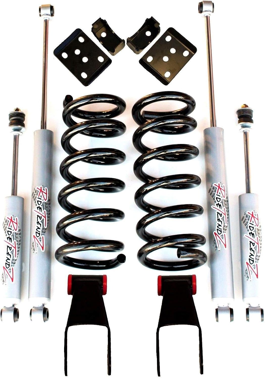 RTZ Lowering Kit for Dodge Ram 1500 (2002–2008) — 3" Front Drop Coil Springs Rear Axle Flip Kit Nitro Shocks