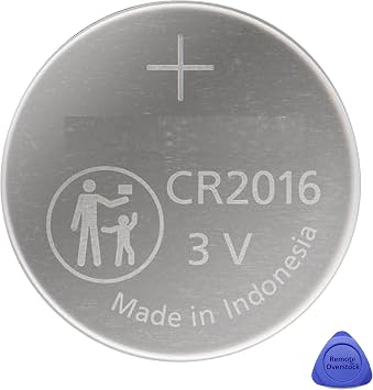 (2 Pack) CR2016 2016 for Ford Remote Key Fob Clicker Battery OEM - (Bundle with Tool) fits 1992-1998 Bronco Econoline Expedition Explorer F-150 250 350 Probe Ranger Windstar and Navigator Mountaineer