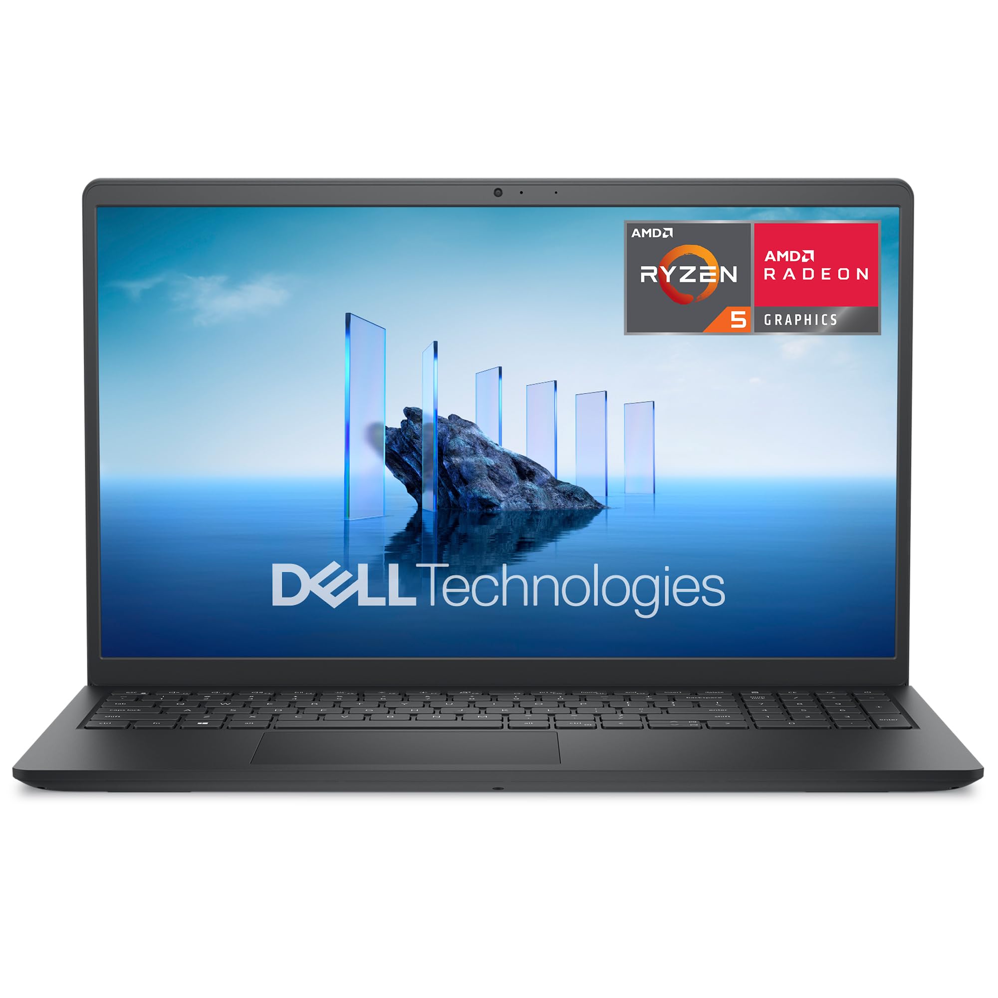 Dell 15 Laptop DC15255 15,6" FHD (1920 x 1080) 120Hz, AMD Ryzen 5 7520U, Grafica Radeon 610M, 8GB LPDDR5 RAM, 512GB SSD, Windows 11 Home, Tastiera Retroilluminata QWERTY – Nero Carbonio