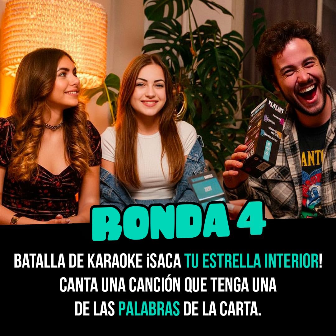 Play Hit - Juegos de Mesa para Adultos, Amigos y Familia - Ideal para Reuniones y Fiestas con Buen Tiempo - Música en Español