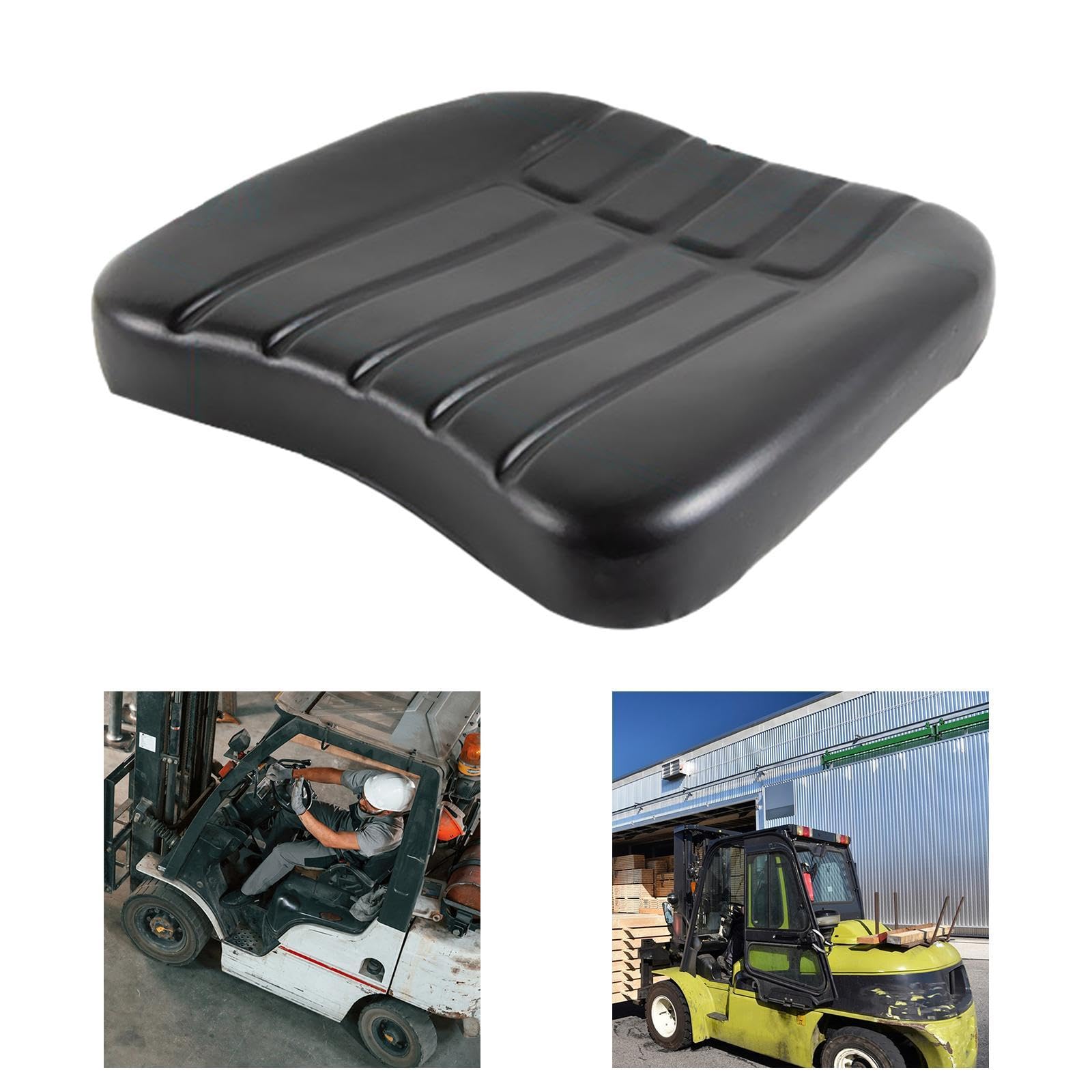 predolo Generisches Sitzkissen für Gabelstapler, Bequemer Traktorsitz, Rasenmäher, Landwirtschaftliche Fahrzeuge, Sitz für Landwirtschaftliche Geräte, Technis, 40cmx35cm
