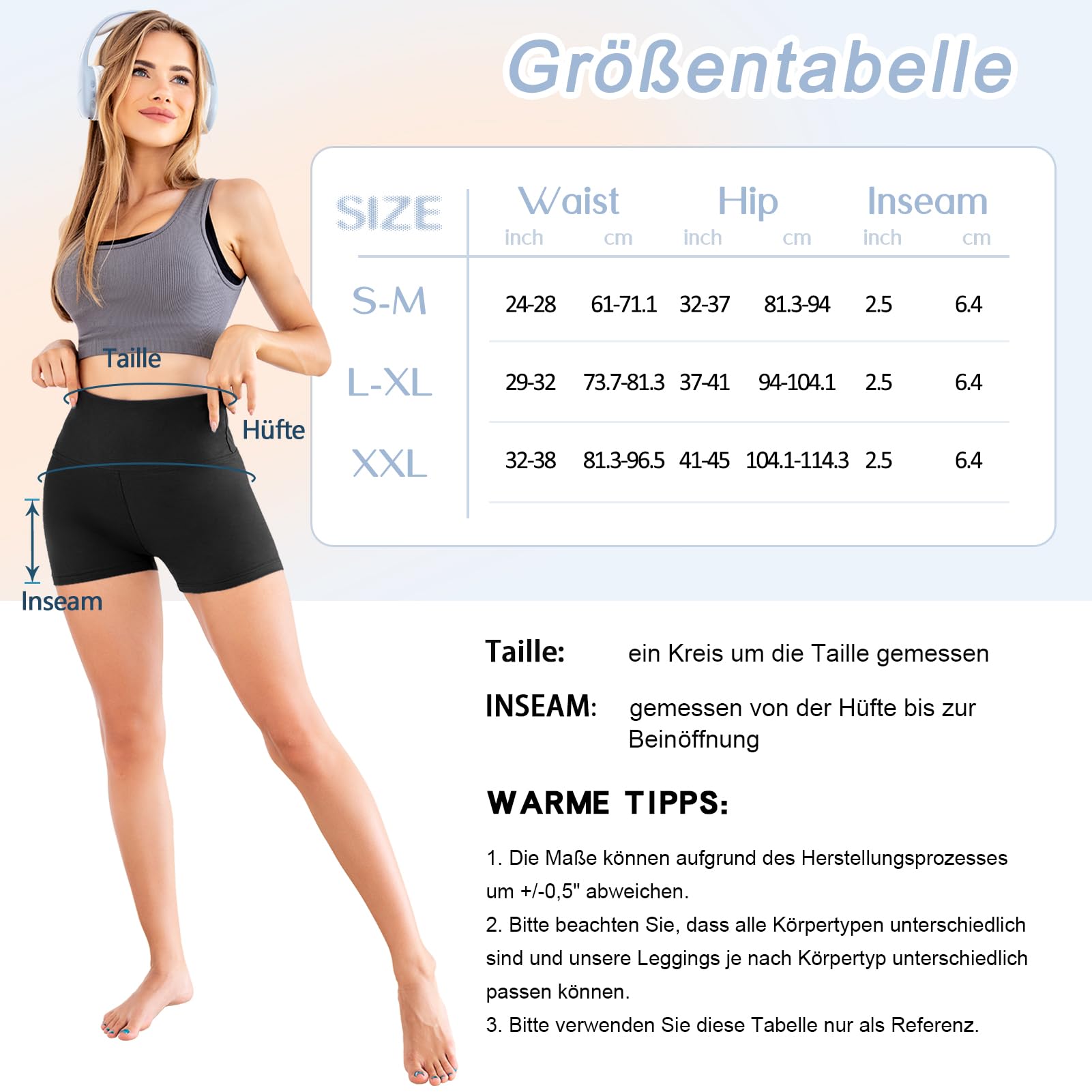 Sportowe szorty damskie, nieprzezroczyste legginsy z wysokim stanem, szorty do jazdy na rowerze, jogi, fitnessu w lecie