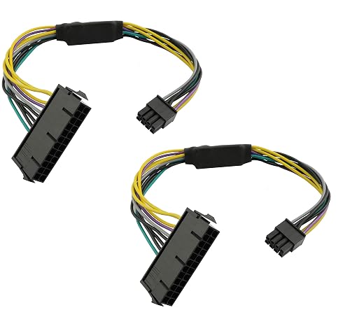 Longdex 11-Inch 24-Pin to 8-Pin 18AWG ATX PSU Adapter Cable