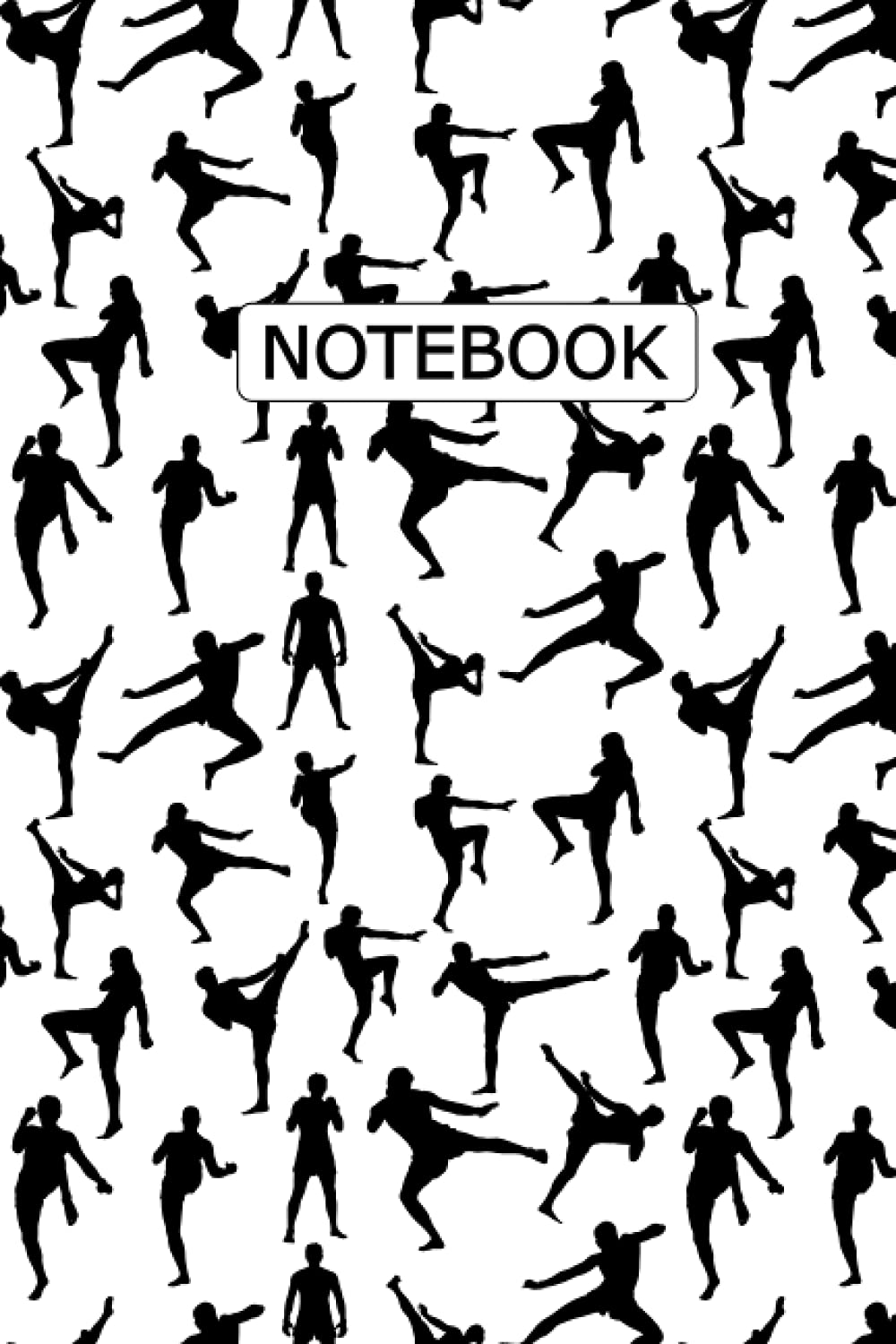 Muay Thai Notebook: Muay Thai Lovers Blank Lined Journal Notebook for Men Women Girls and Kids Gifts