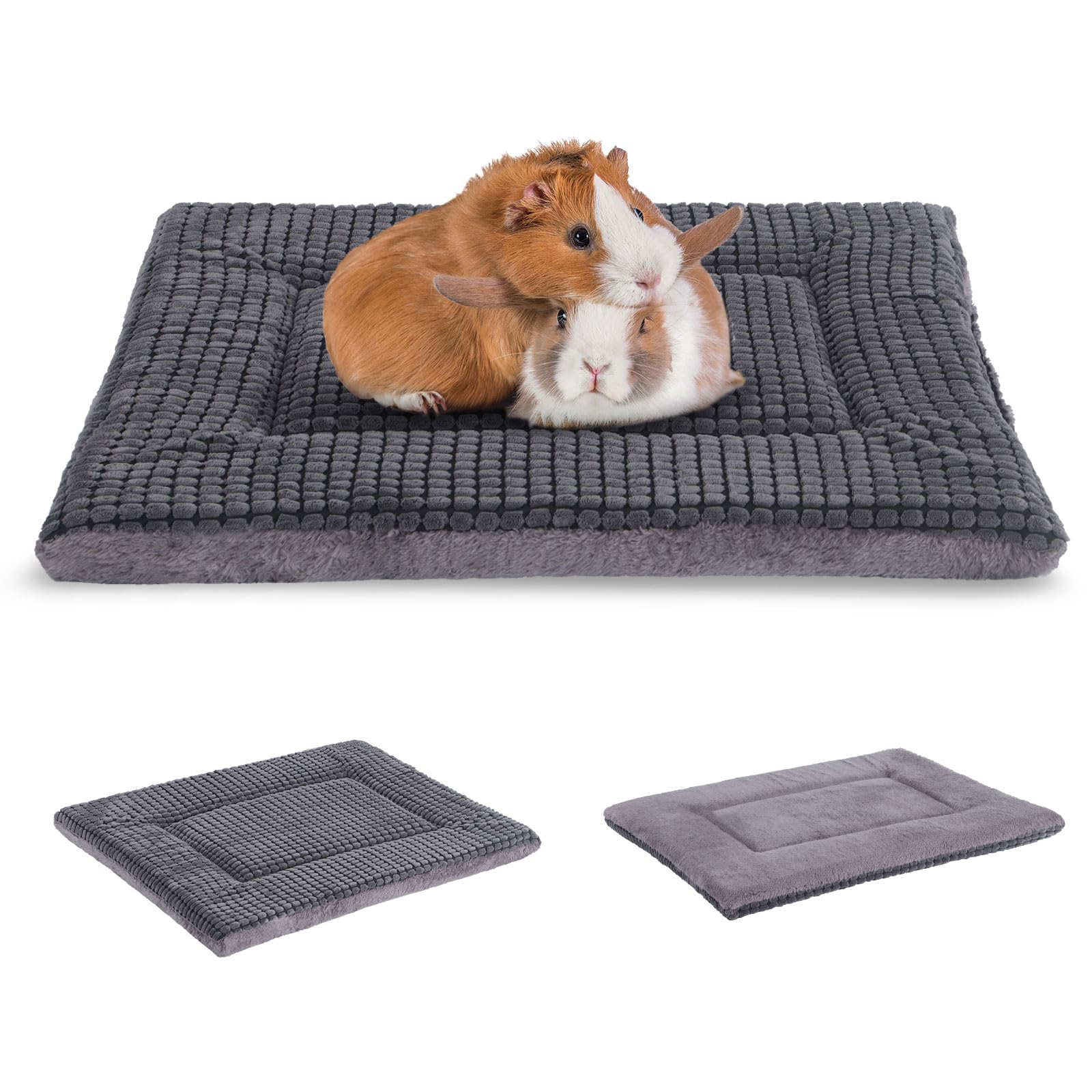 BVAGSS Orthopädisches Hundebett, Waschbar Hundekissen flauschig Hundematte, Umkehrbar Weiche und Warme Hundematte für klein mittel große Hunde XH079