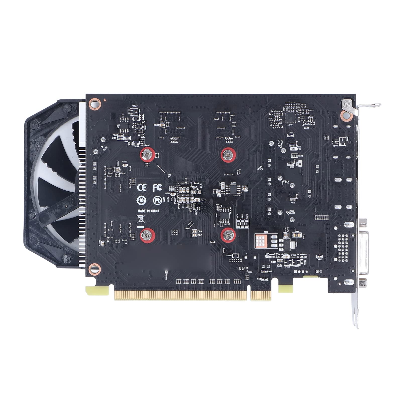 Septpenta Scheda Grafica, Scheda Grafica con Memoria Video Rx550 4GB Gddr5 (128Bit), Clear Display, Design a Doppia Ventola, Interfaccia PCI Express 3.0, Scheda Grafica per Computer da Gioco