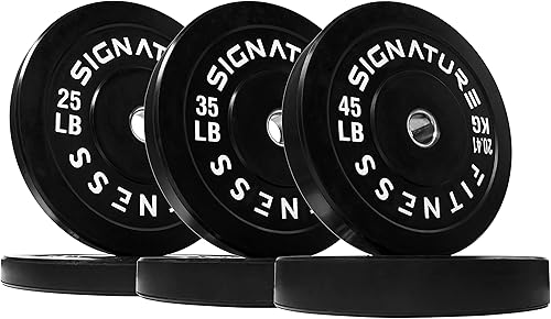 Miniatura 21 de Juego de placas olímpicas de amortiguación Fitvids, placas de peso de 2" para entrenamiento de fuerza y levantamiento de pesas, París o juego o