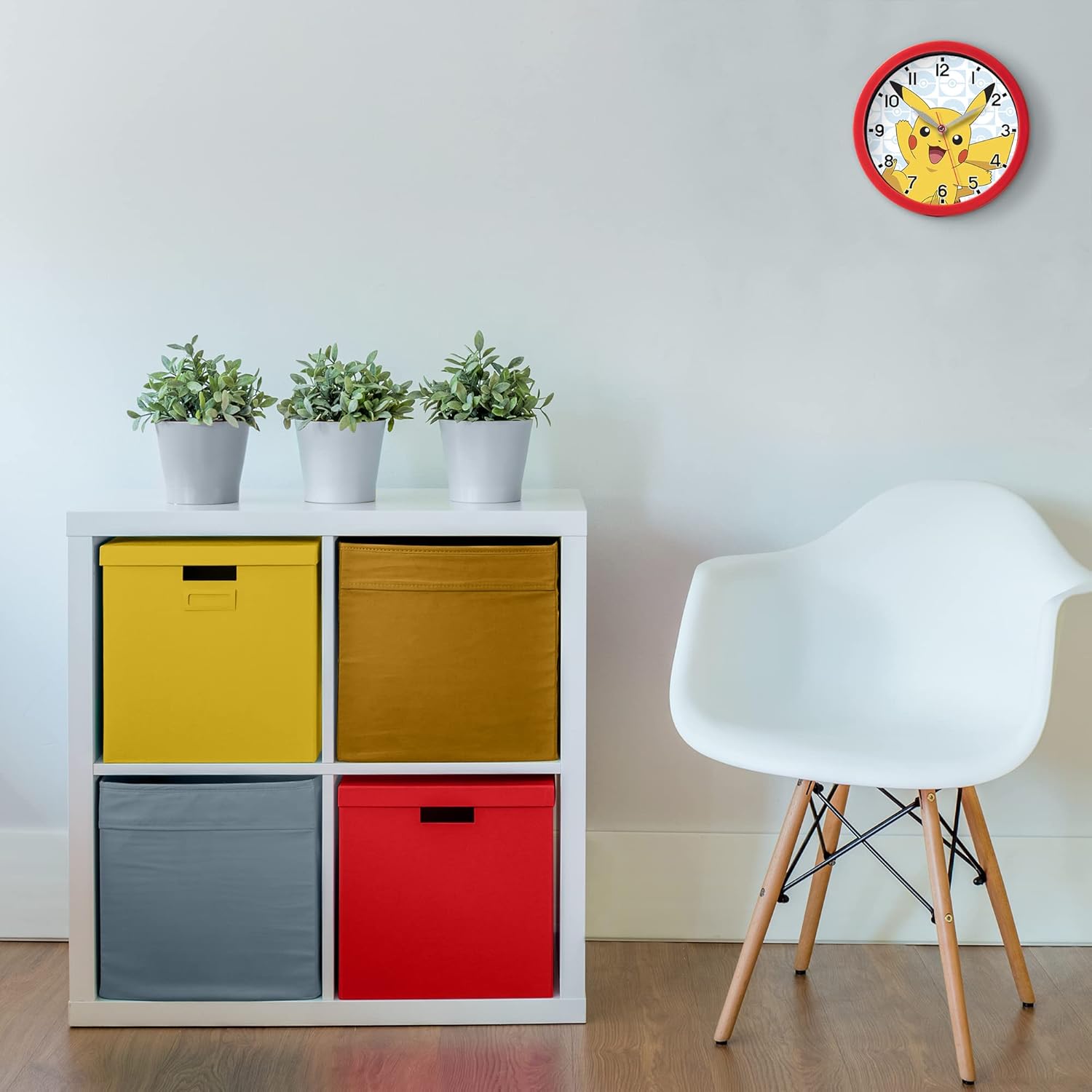 Pokémon Pikachu Wall Clock POK3159 Red