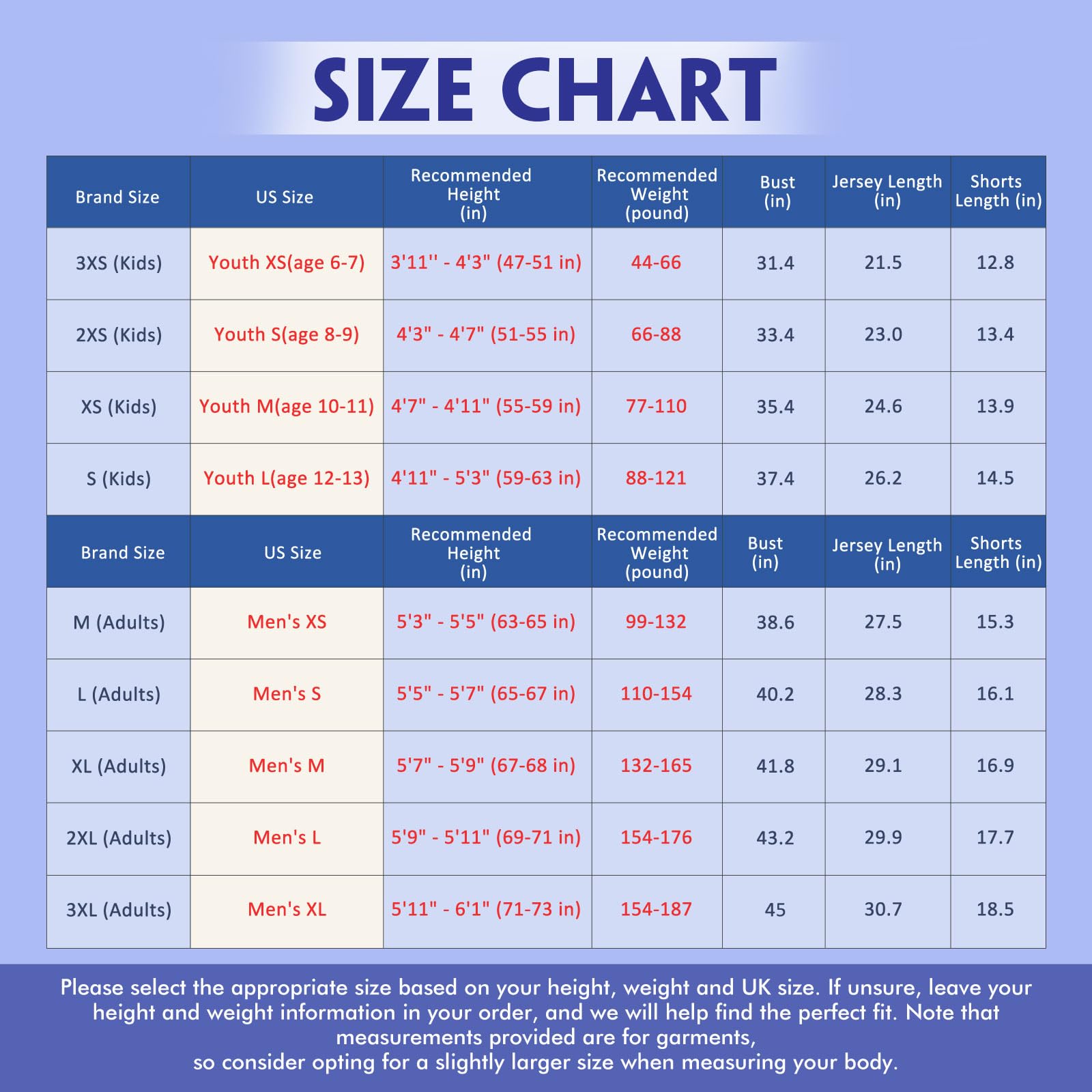 LAIFU Custom Soccer Jerseys for Kids Youth Adult Personalized Soccer Uniforms with Team Name Logo