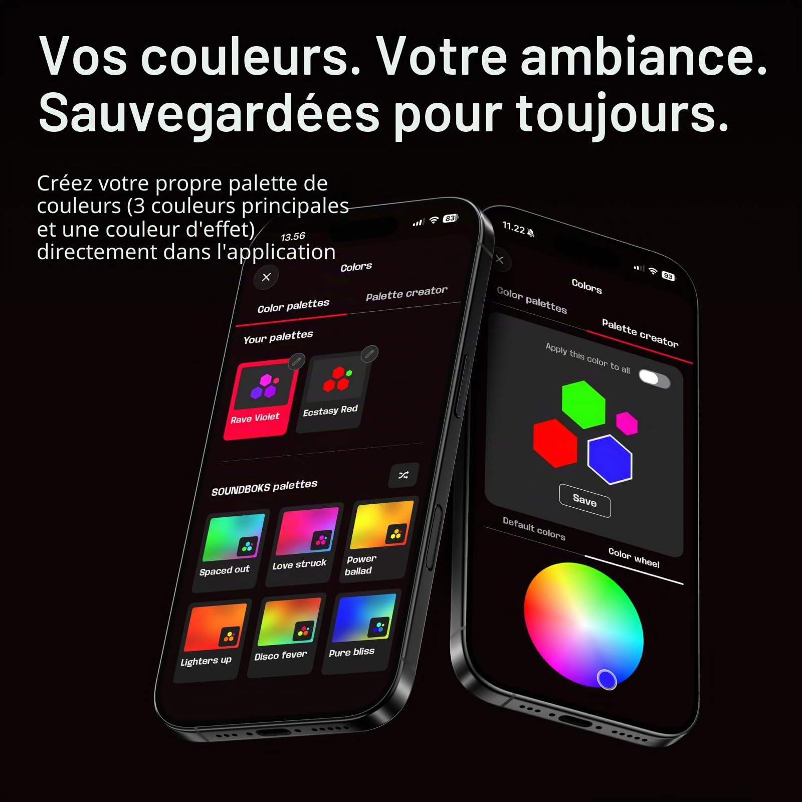 SOUNDBOKS LightBoks Lampe de fête portable audio réactive, contrôle de la musique avec contrôle par application, étanchéité IP65, connexion TeamUp, idéale pour l'extérieur et les événements