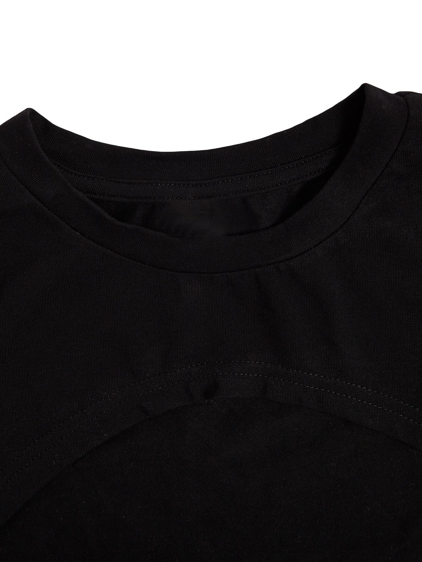 OYOANGLE Bonito conjunto de 2 piezas para niña, vestido corto con camiseta corta
