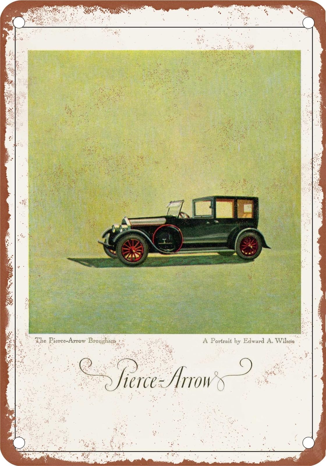 METAL SIGN - 1921 Pierce-Arrow Vintage Ad 01 - Old Retro Rusty Look home decor