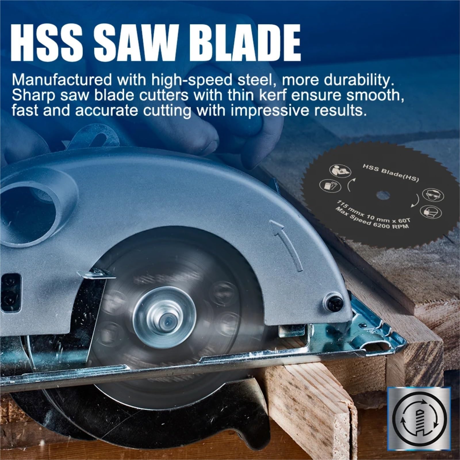 Brzeszczot do cięcia metalu 1/4 sztuk 115 * 10mm brzeszczot do drewna z końcówką węglikową TCT piła tarczowa obróbki pcv plastikowa tarcza tnąca(4pcs 115mm Set)
