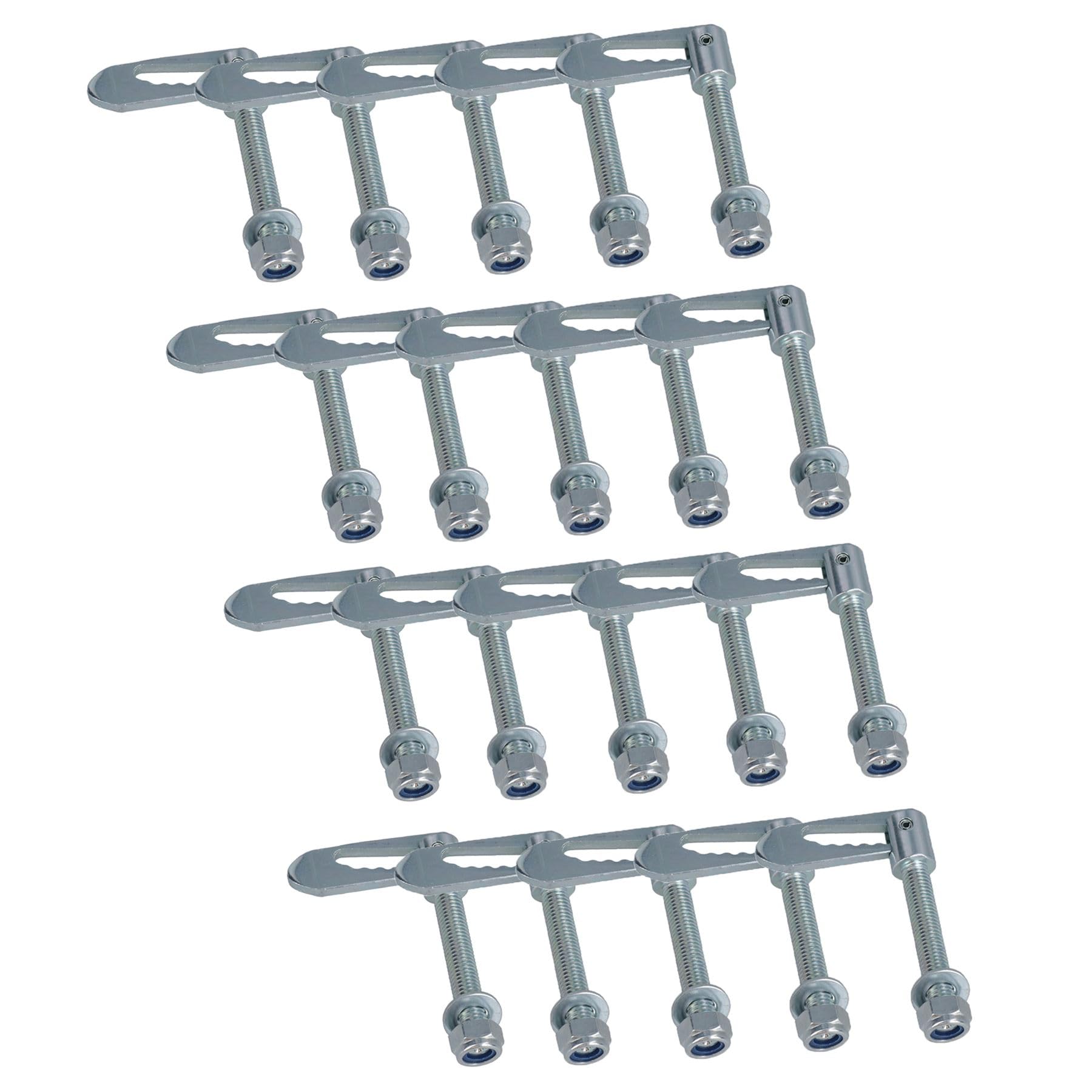AB Tools Antiluce Drop Catch Anti-Luce Fasteners M12 x 75mm Tail Gate Trailers Gates 20pc