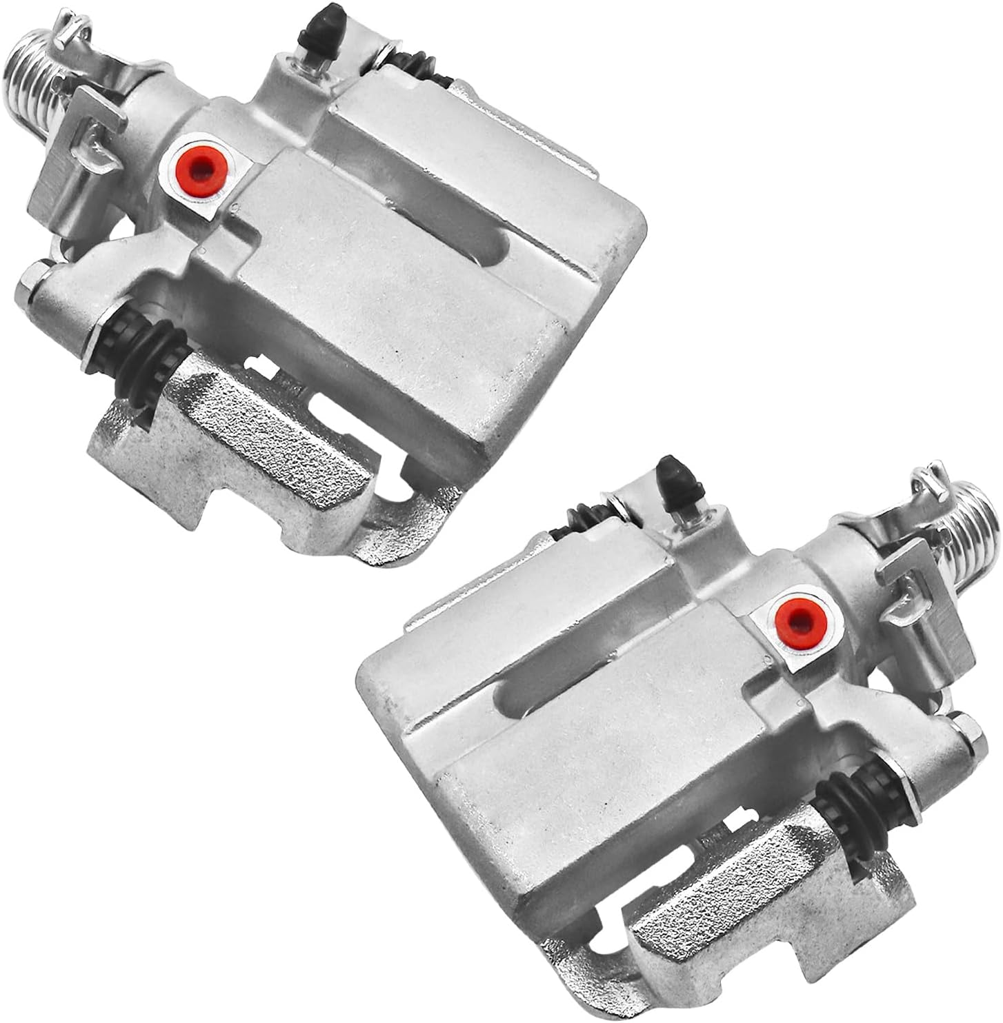Rear Disc Brake Caliper Assembly with Bracket Compatible with Buick LaCrosse 2005, Pontiac Grand Prix 2004-2005, Sedan, 18-B4747, Set of 2