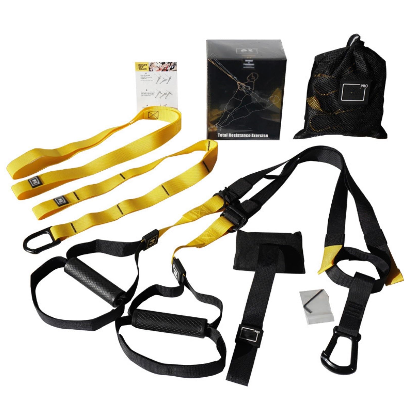 TRX Strong TRX PRO3 Suspension Trainer System Design & Durability| Includes  Three Anchor Solutions Best TRX