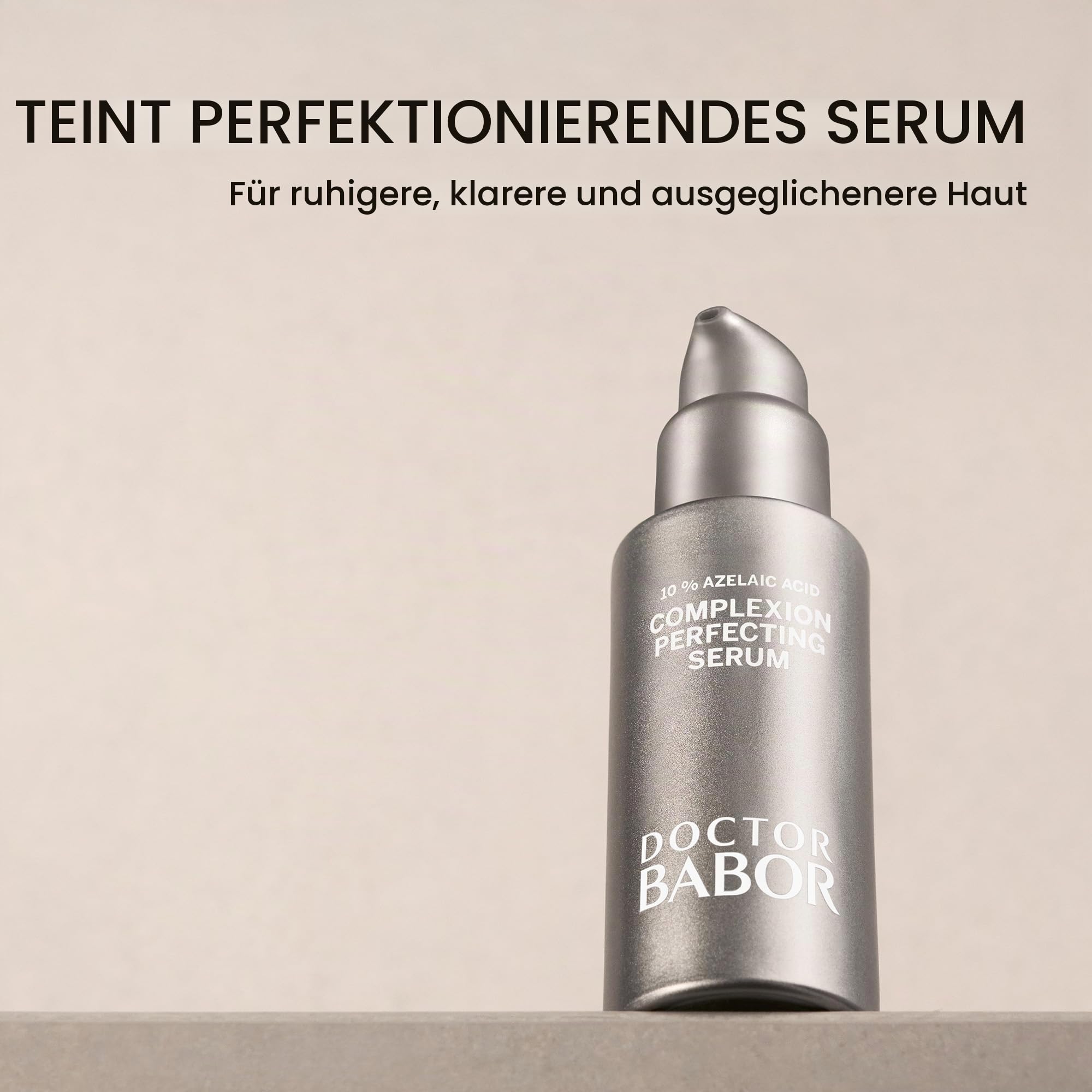 DOCTOR BABOR Clarifiying Complexion Perfecting Serum (30 ml) – veganes Gesichtsserum mit Azelainsäure, Milchsäure & Hyaluronsäure – professionelle Gesichtspflege für ein gleichmäßigeres Hautbild