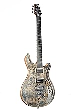 Fame Forum IV Modern 20th Anniversary Burl Stonewashed Charcoal Gloss - Electric Guitar