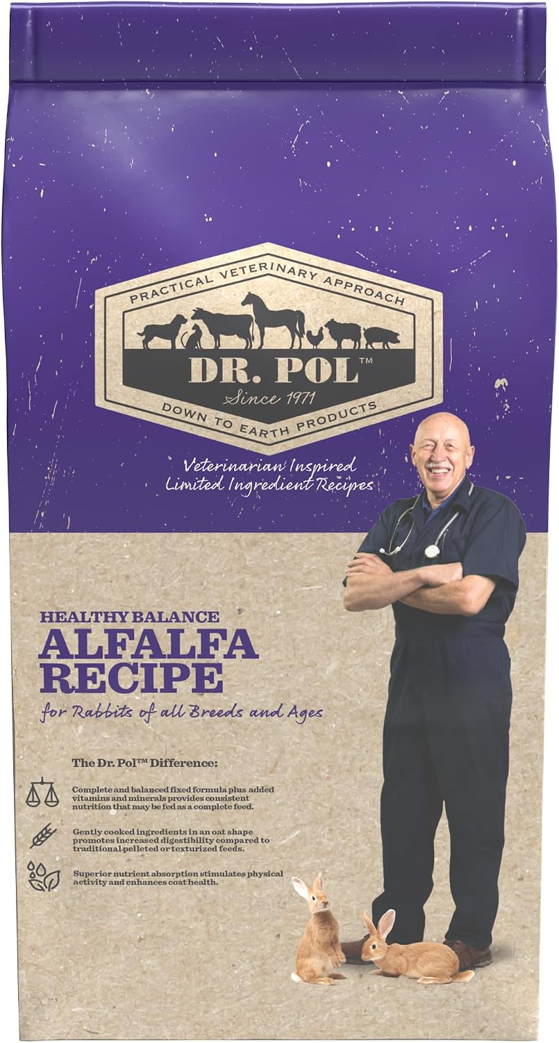 Dr. Pol Healthy Balance Alfalfa Recipe Rabbit Feed (30 lb)