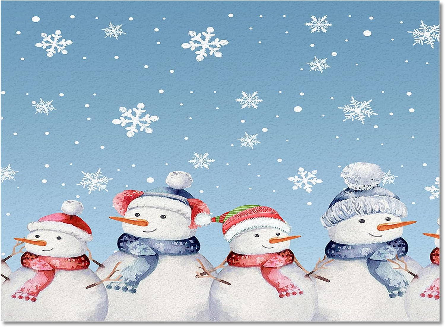 Area Rug 2x3 Feet, Xmas Tree Snowflake Snowman Christmas Rug, Rugs for Living Room Decor Bedroom Decor Kids Room, Non-Slip Living Room Rugs, Comrft Carpet Washable Rug