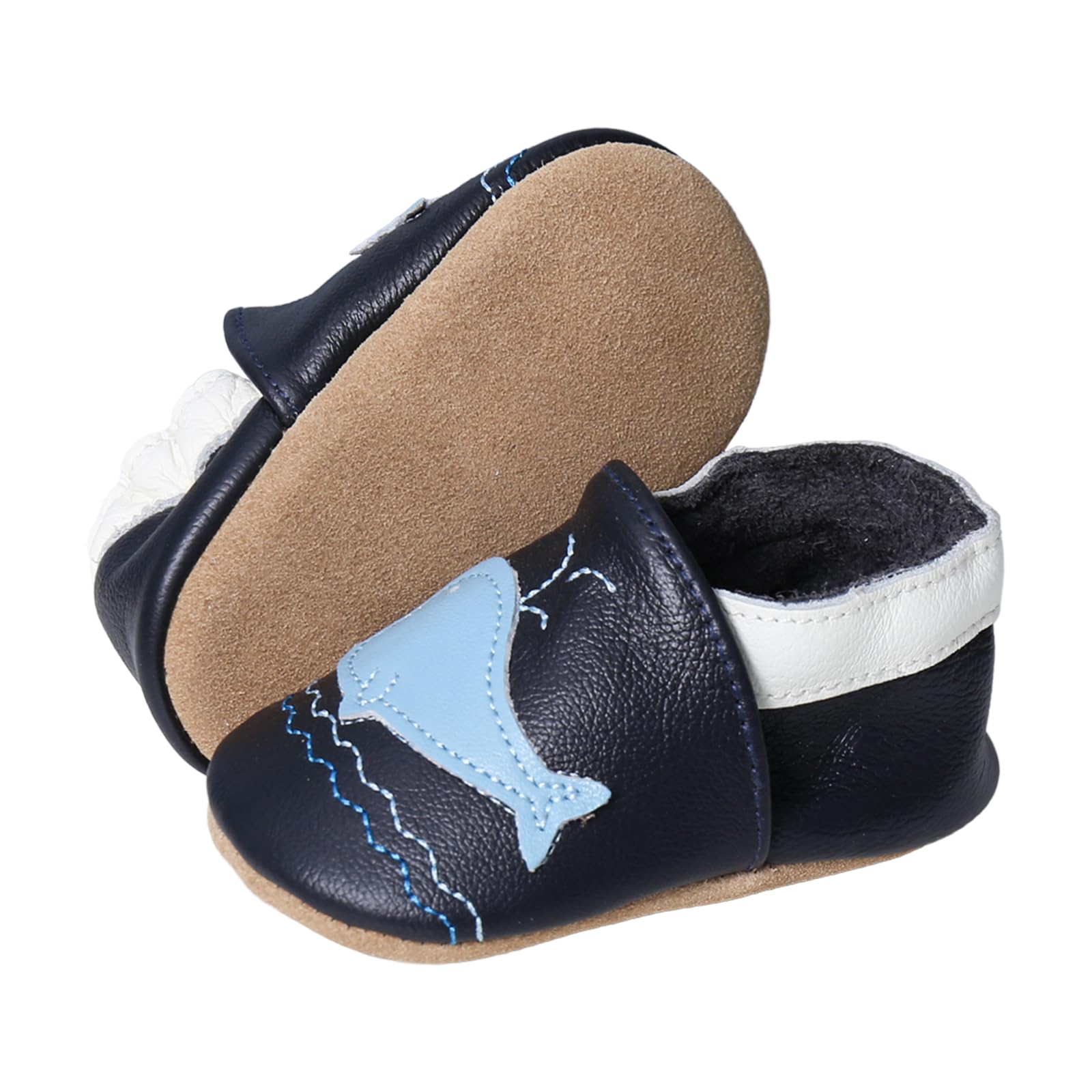 Neonata Scarpe Scarpine Primi Passi Morbida de Bambina Scarpe da Bambino in Scamosciata Pelle Cartone Animato 0 a 24 Mesi