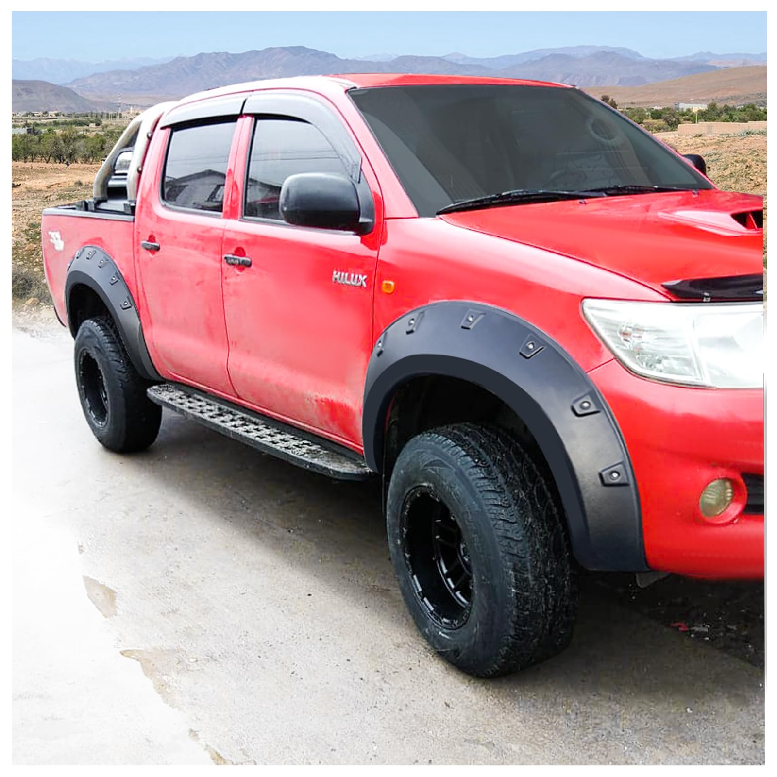Élargisseurs d'aile 7,5" pour Toyota Hilux 2005-2014 Accessoires