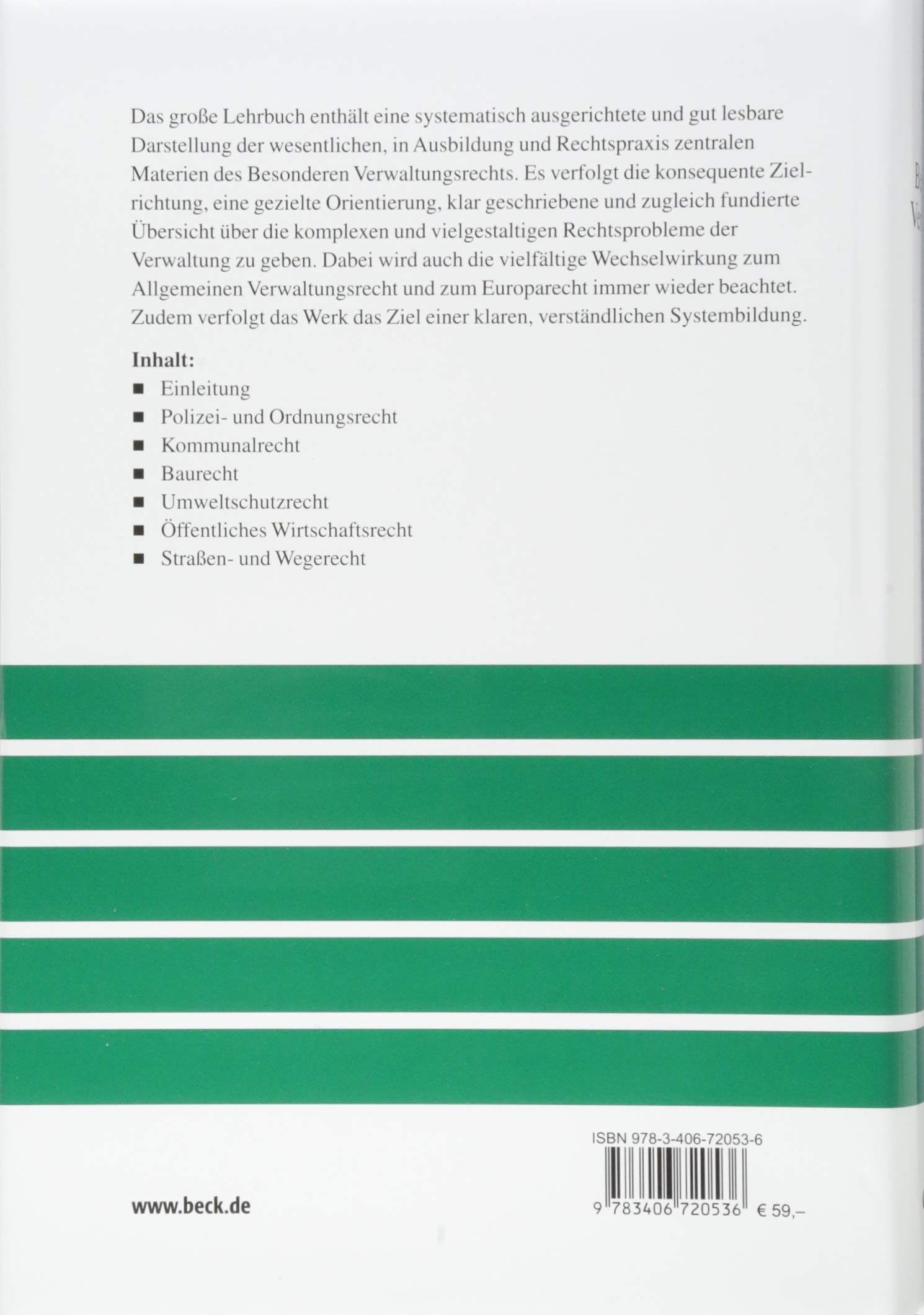 Besonderes Verwaltungsrecht (Großes Lehrbuch)
