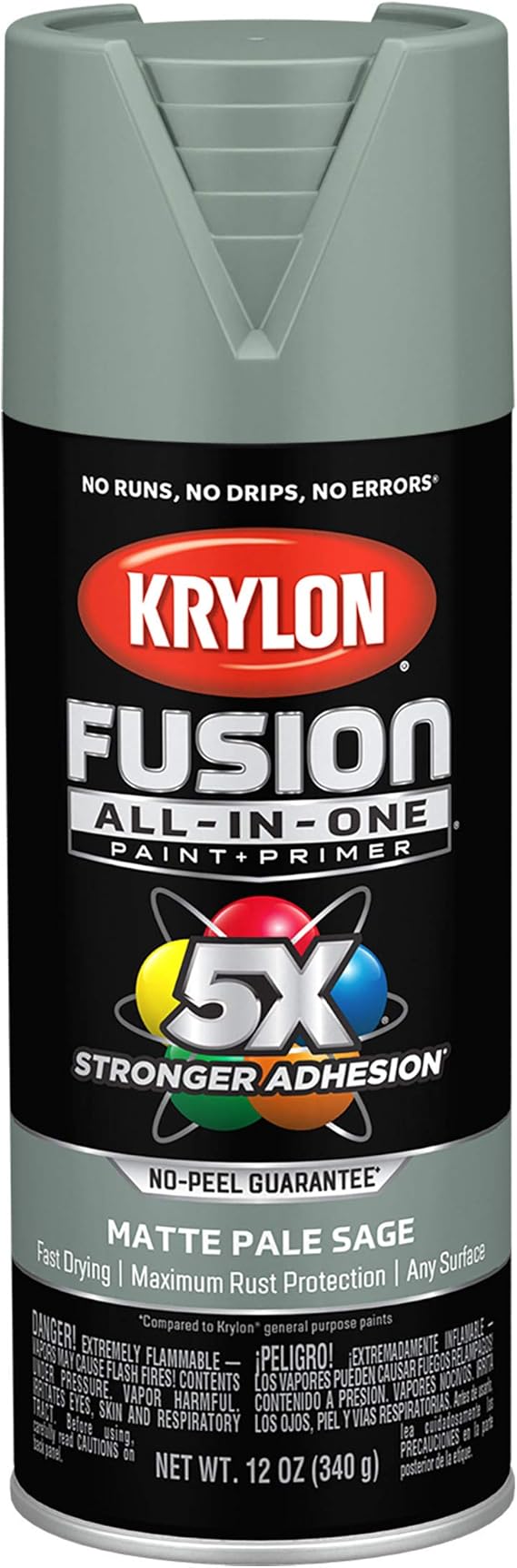 Krylon K02761007 Fusion AllInOne Spray Paint for Indoor/Outdoor Use