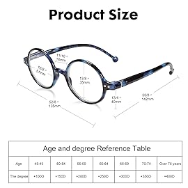 TISHUI Blue Light Blocking Glasses Women Men Round Blue Ray Glasses 0.00 Unisex Circular Lightweight Blueblocker Glasses Anti Glare/UV400