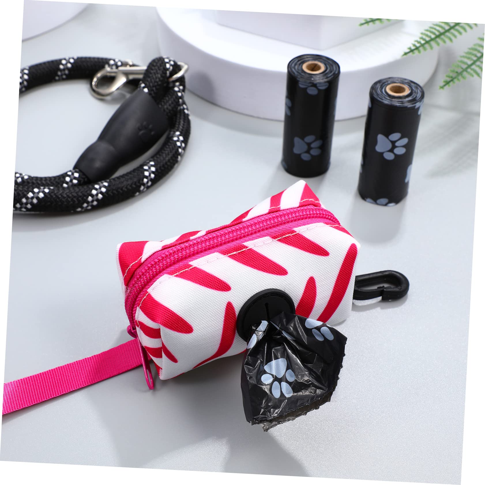 1 Satz Nylon-hundeleine Für Draußen Dicke Leine Mit Halter Für Hundekotbeutel Robust Für Kleine Und Mittelgroße Hunde
