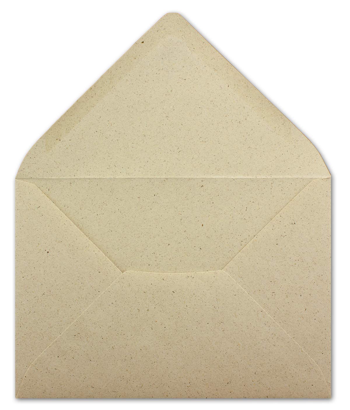 1000 DIN C6 Briefumschläge Kraftpapier Ökopapier Umweltpapier aus Graspapier - 11,4 x 16,2 cm - 120 g/m² - Nassklebung Umschläge ohne Fenster - Glüxx-Agent
