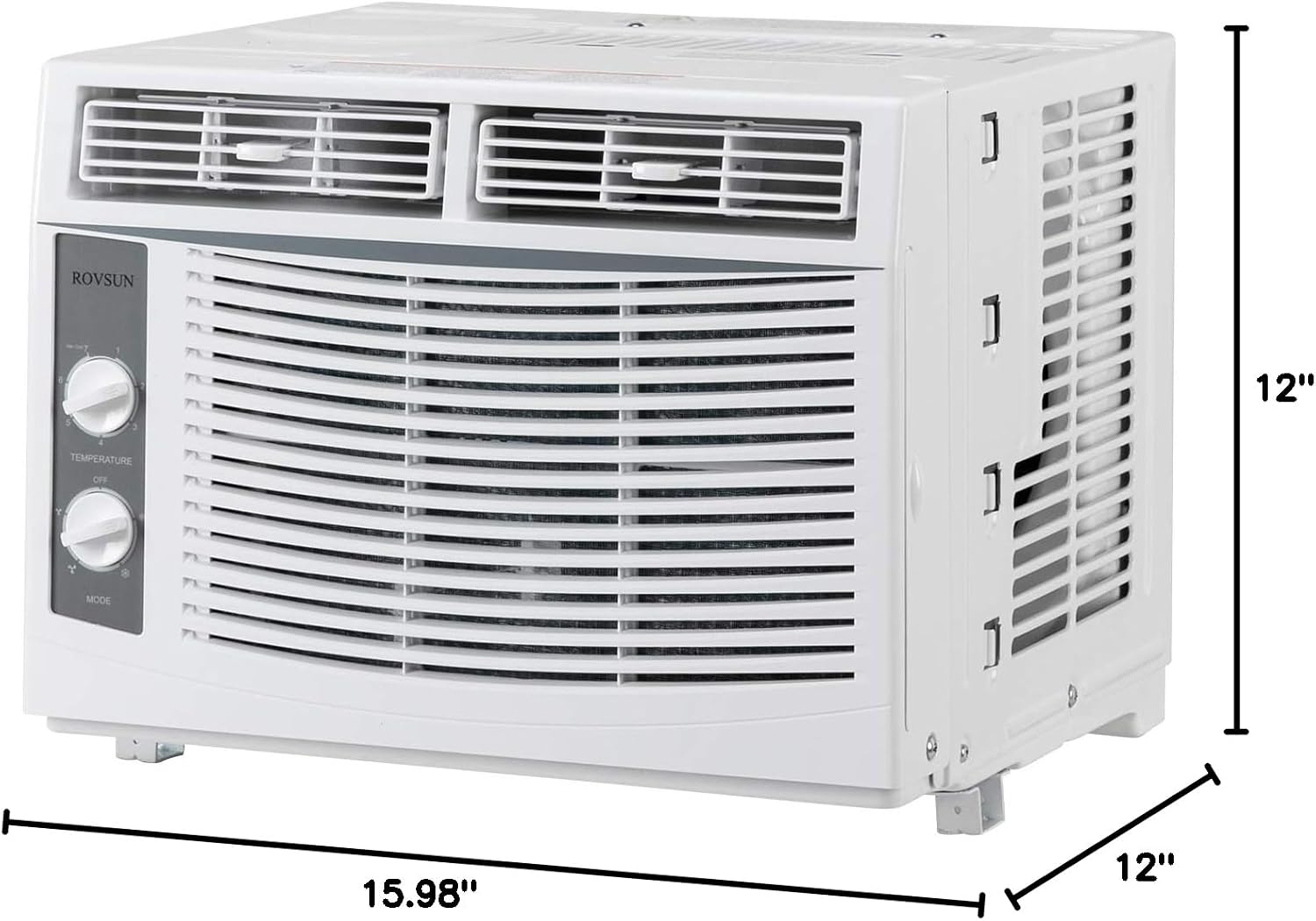 Bonnlo 5000 BTU Air Conditioner Window Unit, Energy Saving Room Air Conditioner, AC Unit with Mechanical Controls, Ideal for Rooms up to 150 Square Feet, 115V/60Hz, White