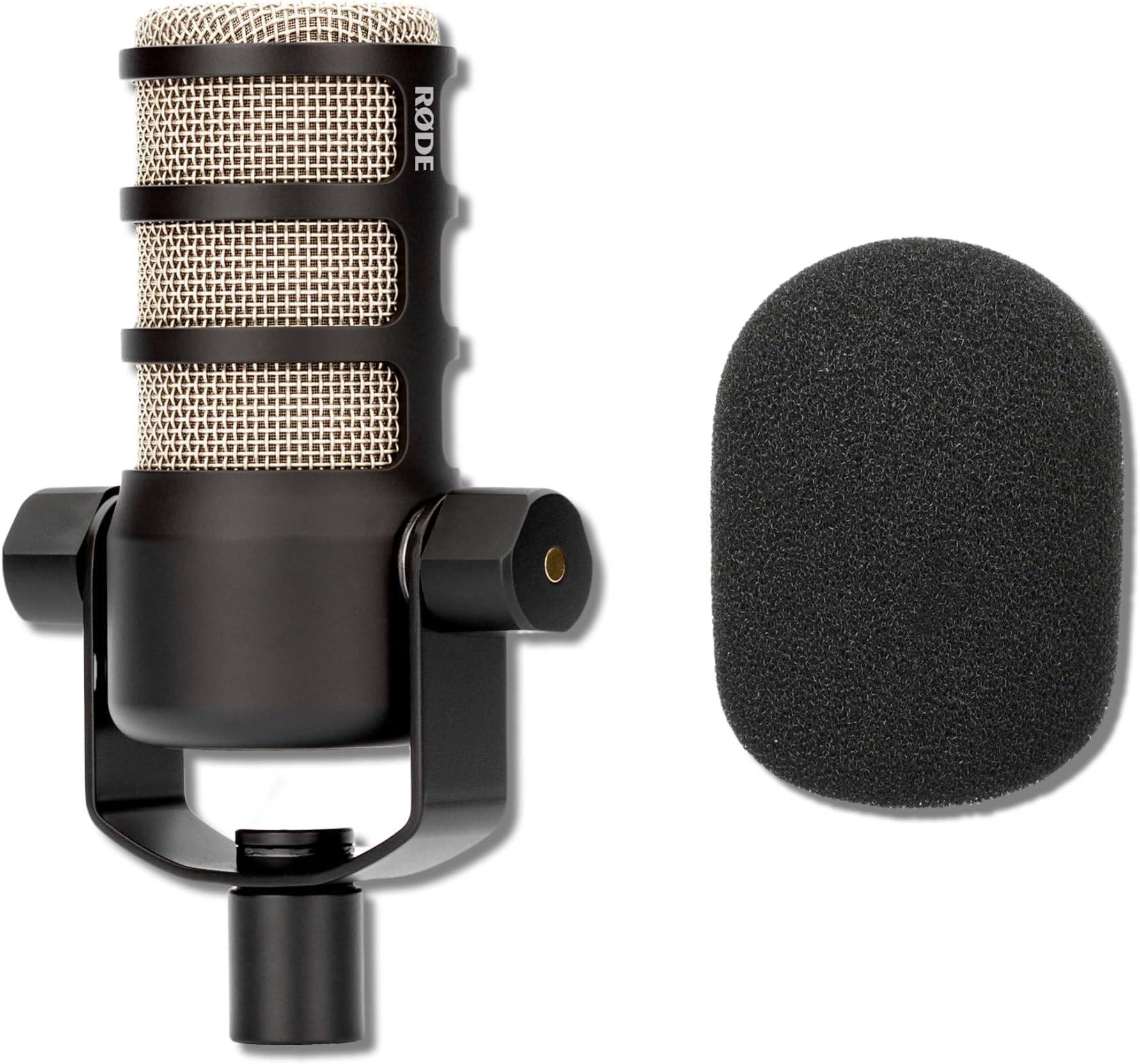 Rode PodMic Dynamic Podcasting Microphone with Rode WS2 Windscreen