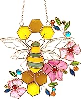 Vista 1 de Adorno de abeja, atrapasoles de vidrieras para ventanas, regalos para madres de Beelovers