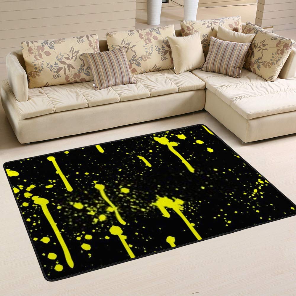 Tapis de grande taille anti-peluche pour salon - Fini les sols froids avec Cheshongg