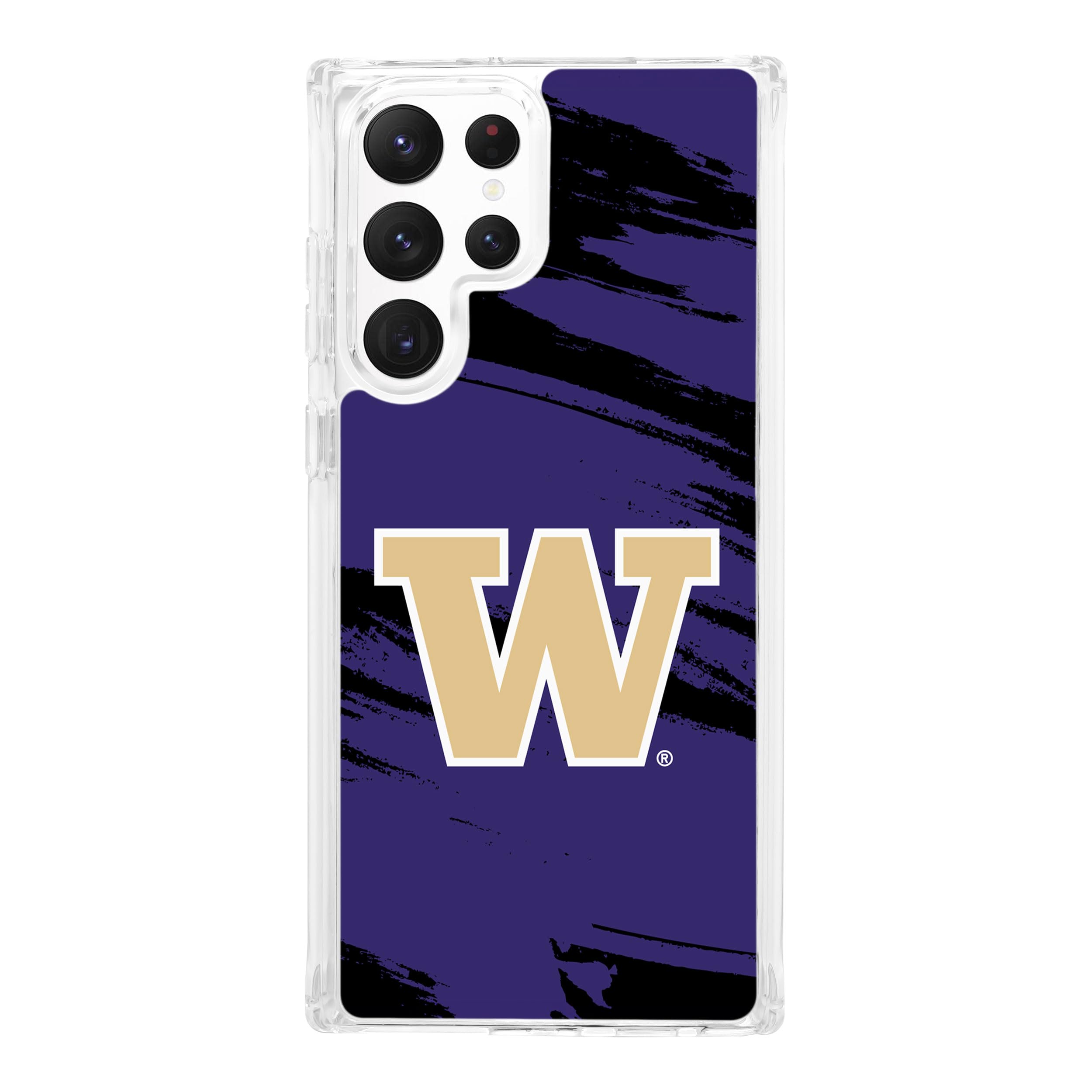 Affinity Bands Washington Huskies HD Phone Case Compatible with Samsung Galaxy S23 Ultra (Paint)
