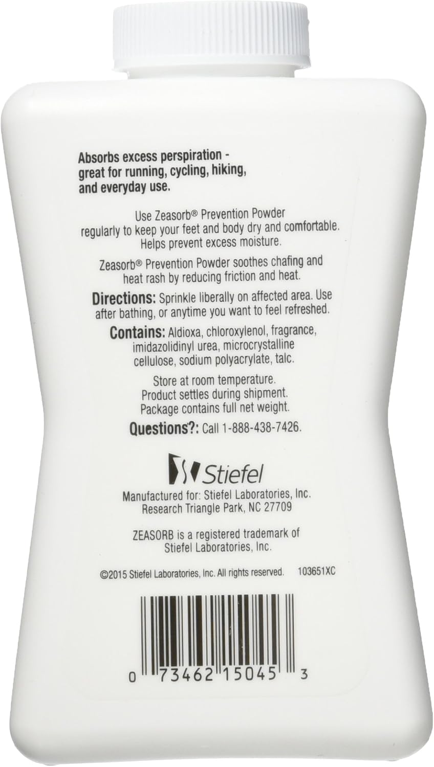 Zeasorb Excess Moisture, 2.5 Ounce (Pack of 2)
