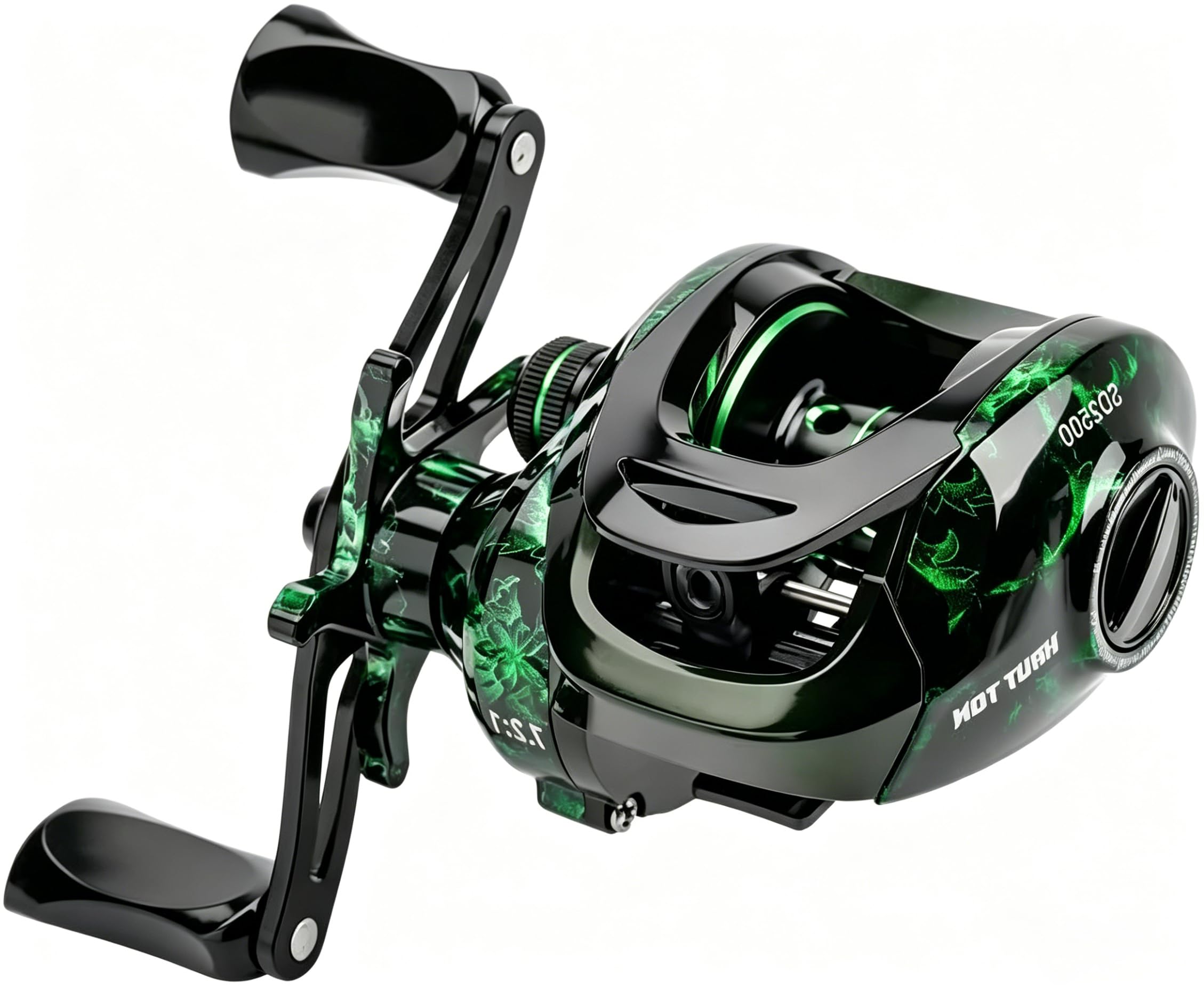 Fishing Baitcasting Reel, Baitcaster with 18+1BB Stainless Steel Bearings